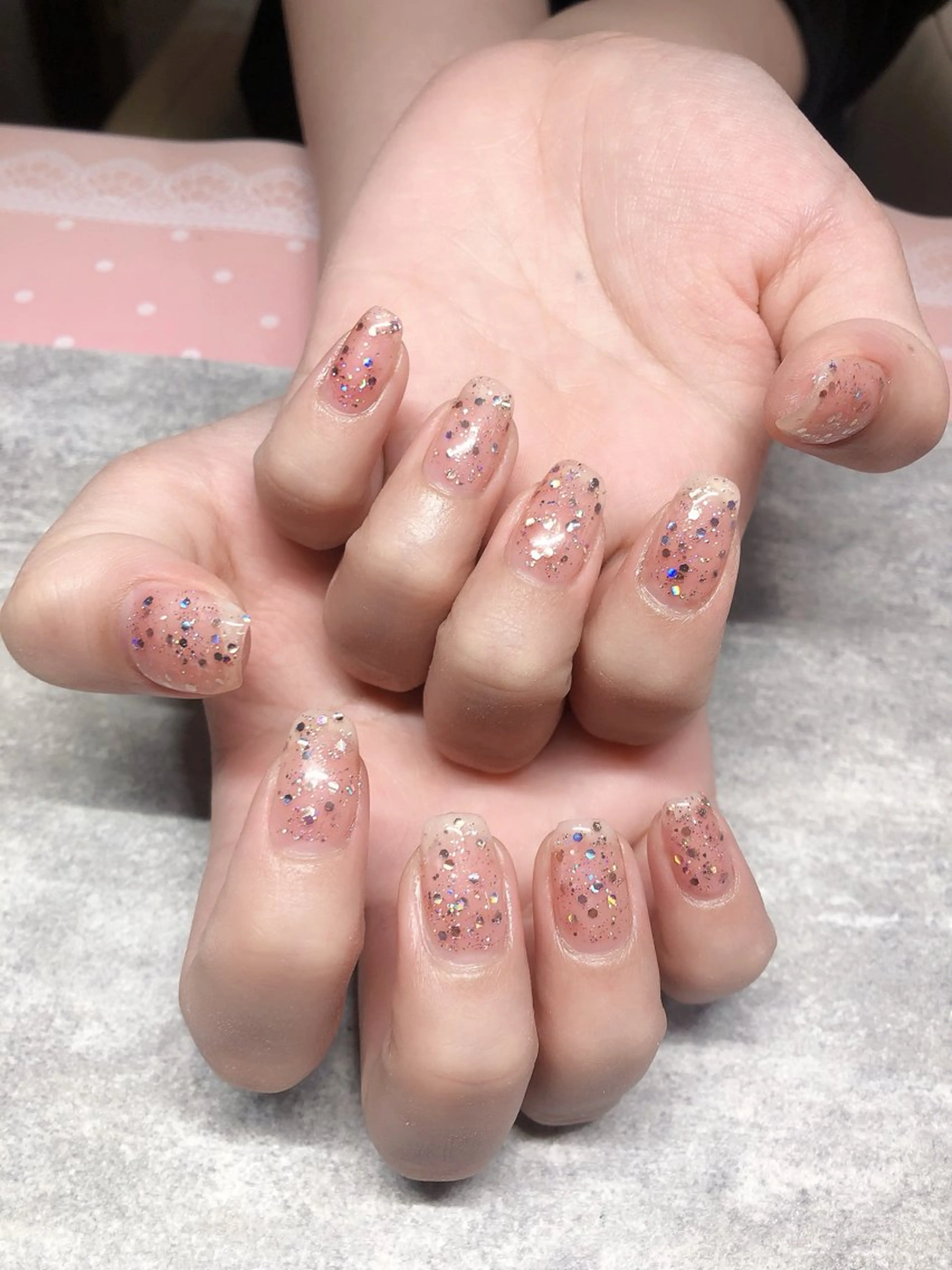 ネイル キラキラネイル Fairyフェアリーネイルサロン所属・Fairy フェアリーネイルのネイルデザイン