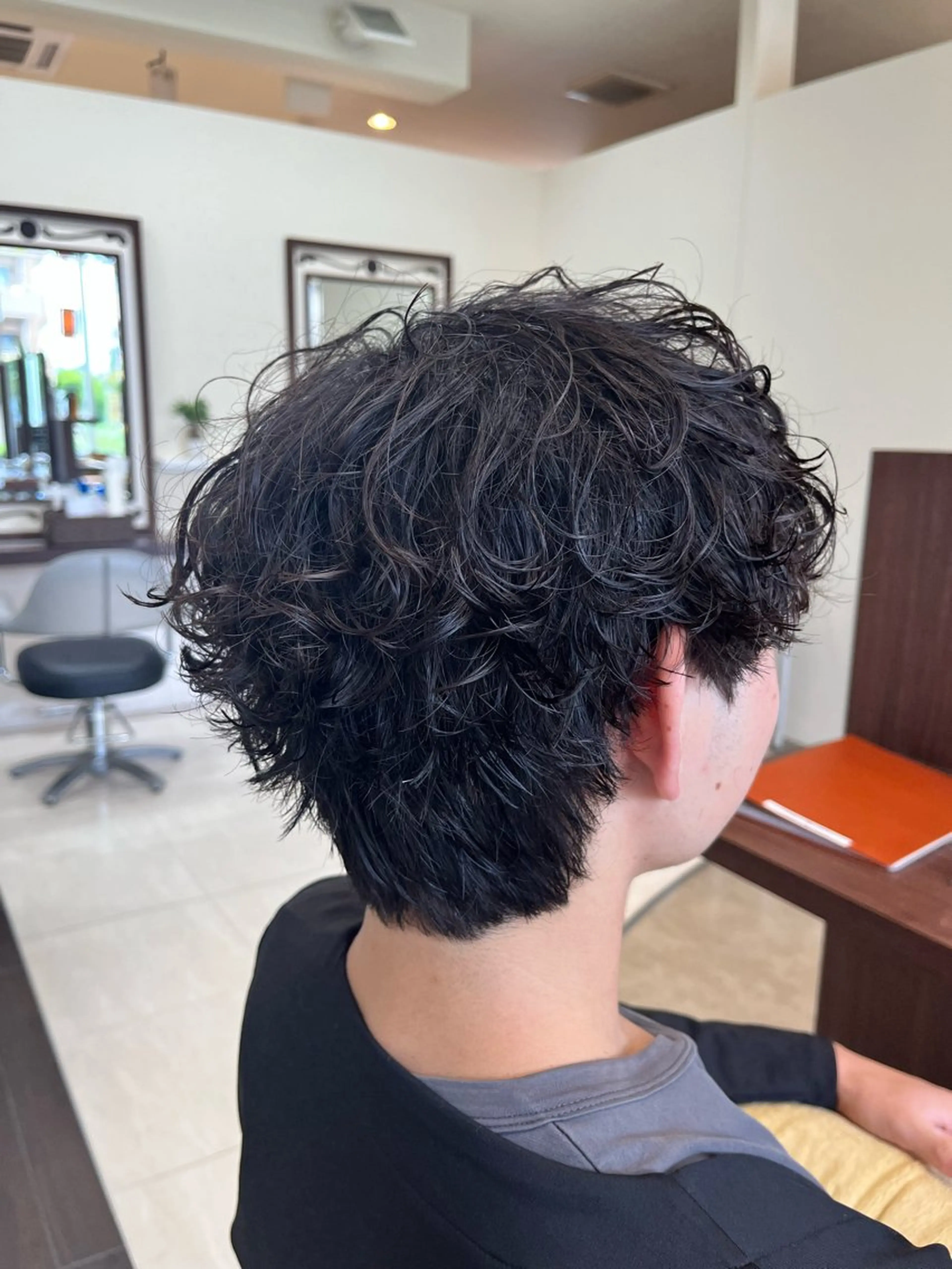 ショート パーマ メンズ メンズパーマ AROH  men's cut&men's perm 船橋店所属・🧊メンズ特化🧊 高木航希のヘアスタイル