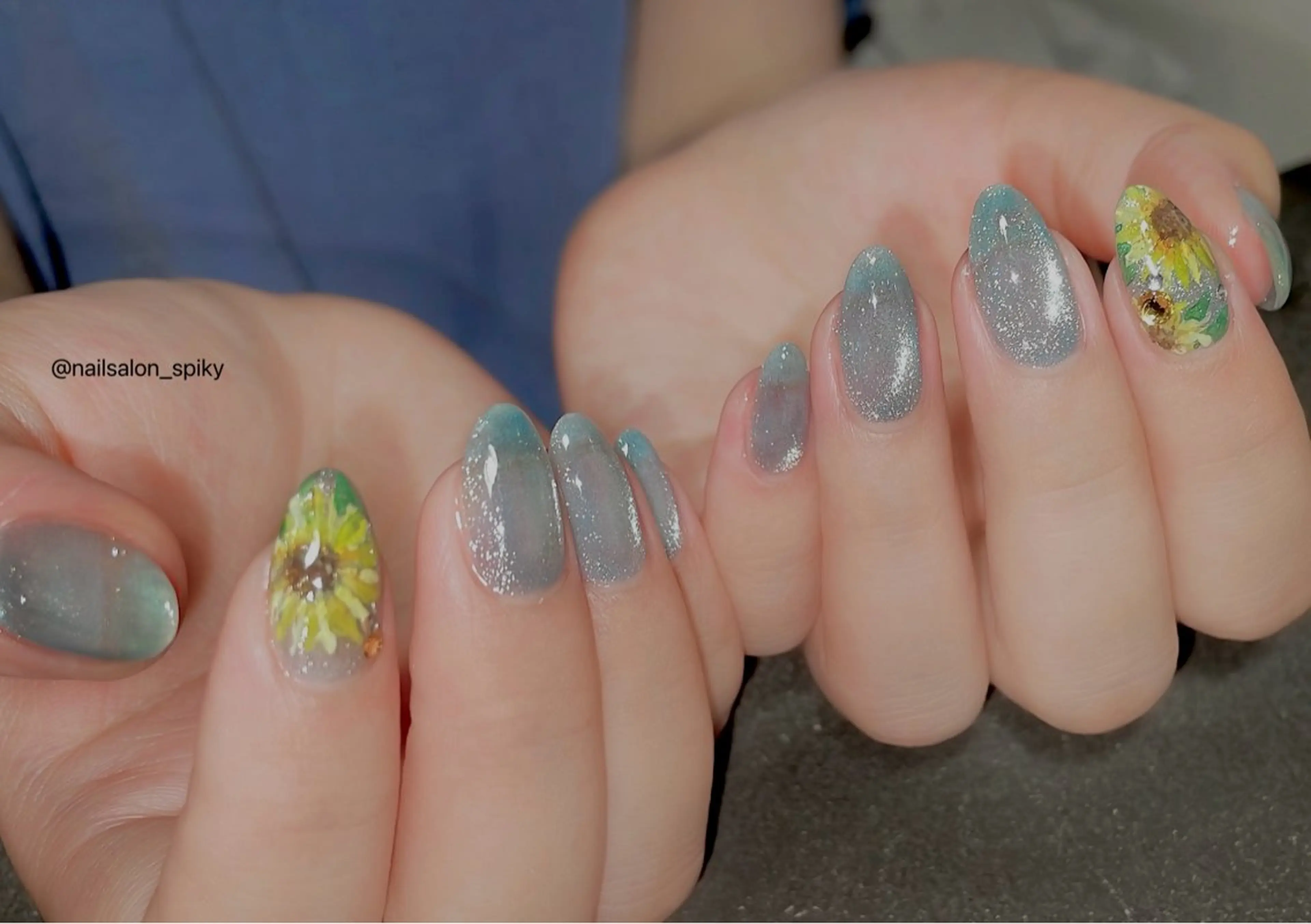 ネイル ハンドネイル Spiky とうげ ふうかのネイルデザイン