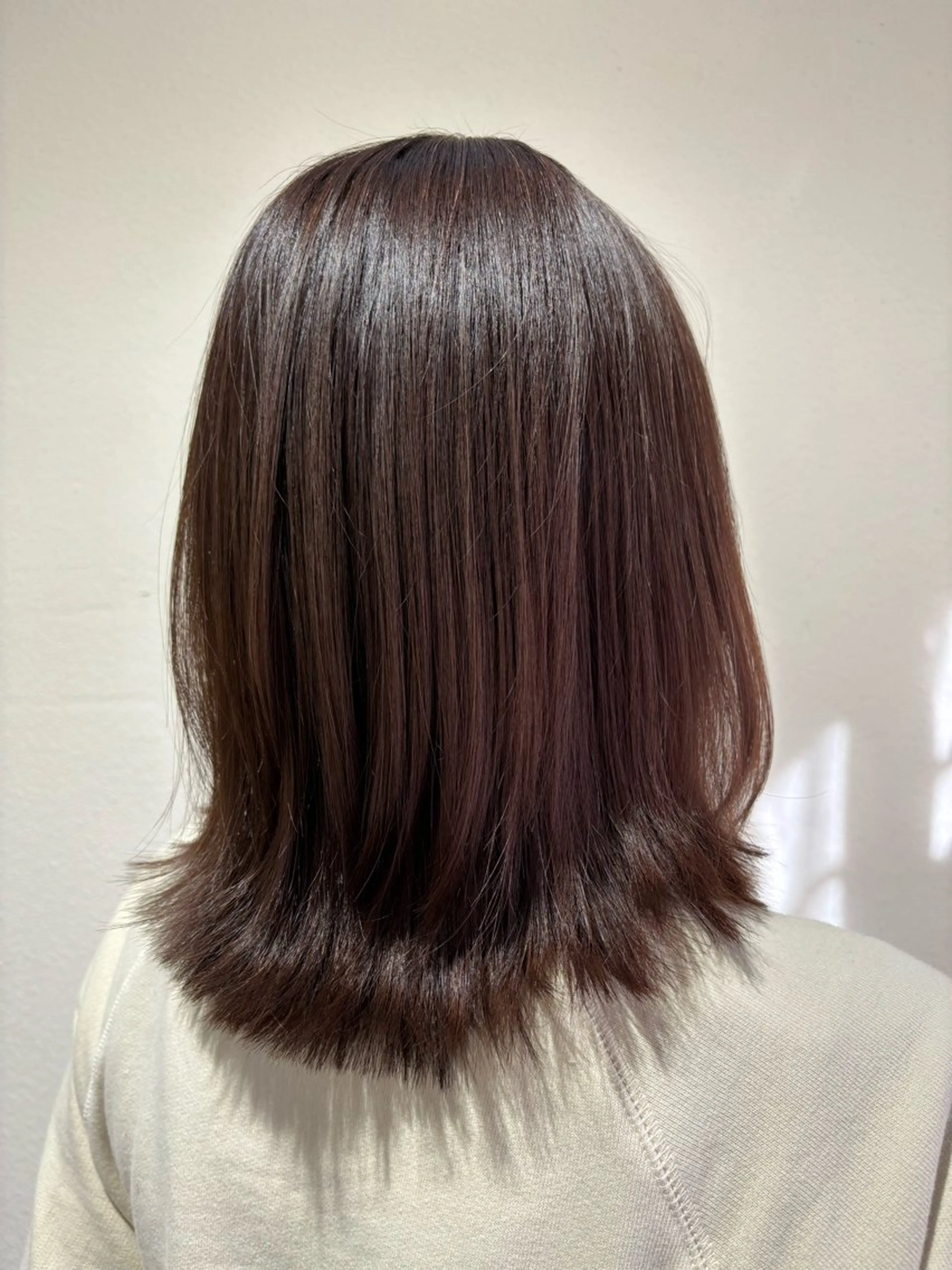 カラー ブラウンカラー TJ天気予報 しばた ゆらのヘアスタイル