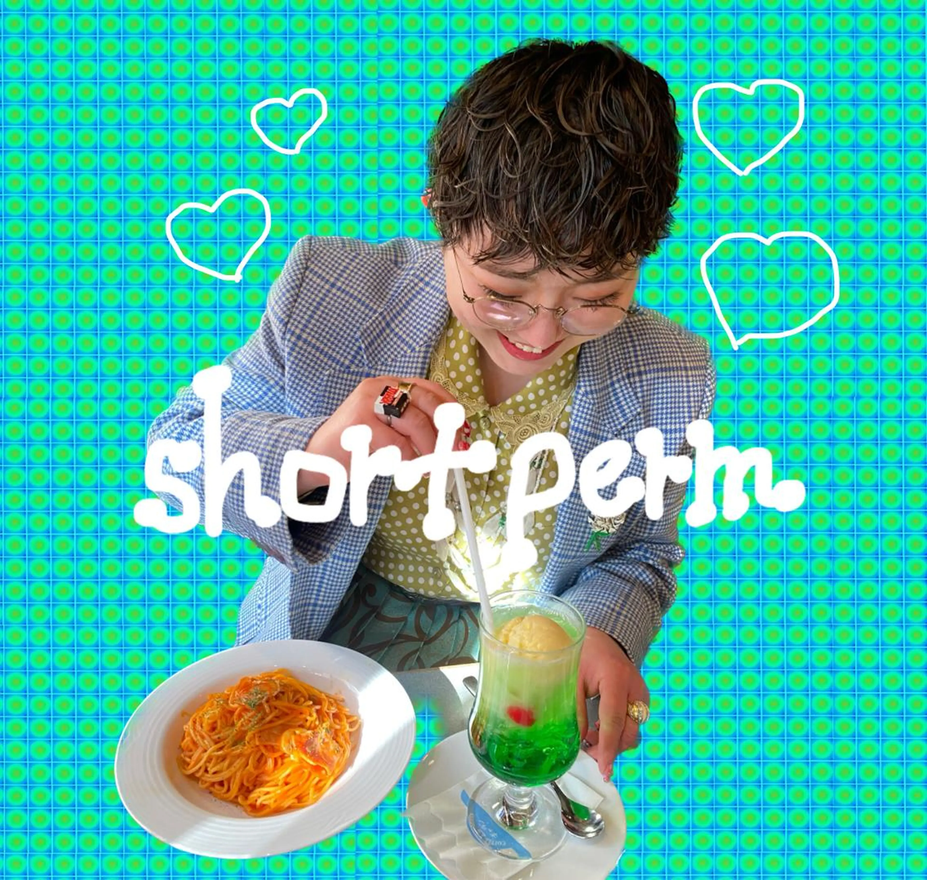 ショート パーマ ショートヘア hollo原宿所属・パーマ/ハイトーン 🎀Rumiのヘアスタイル