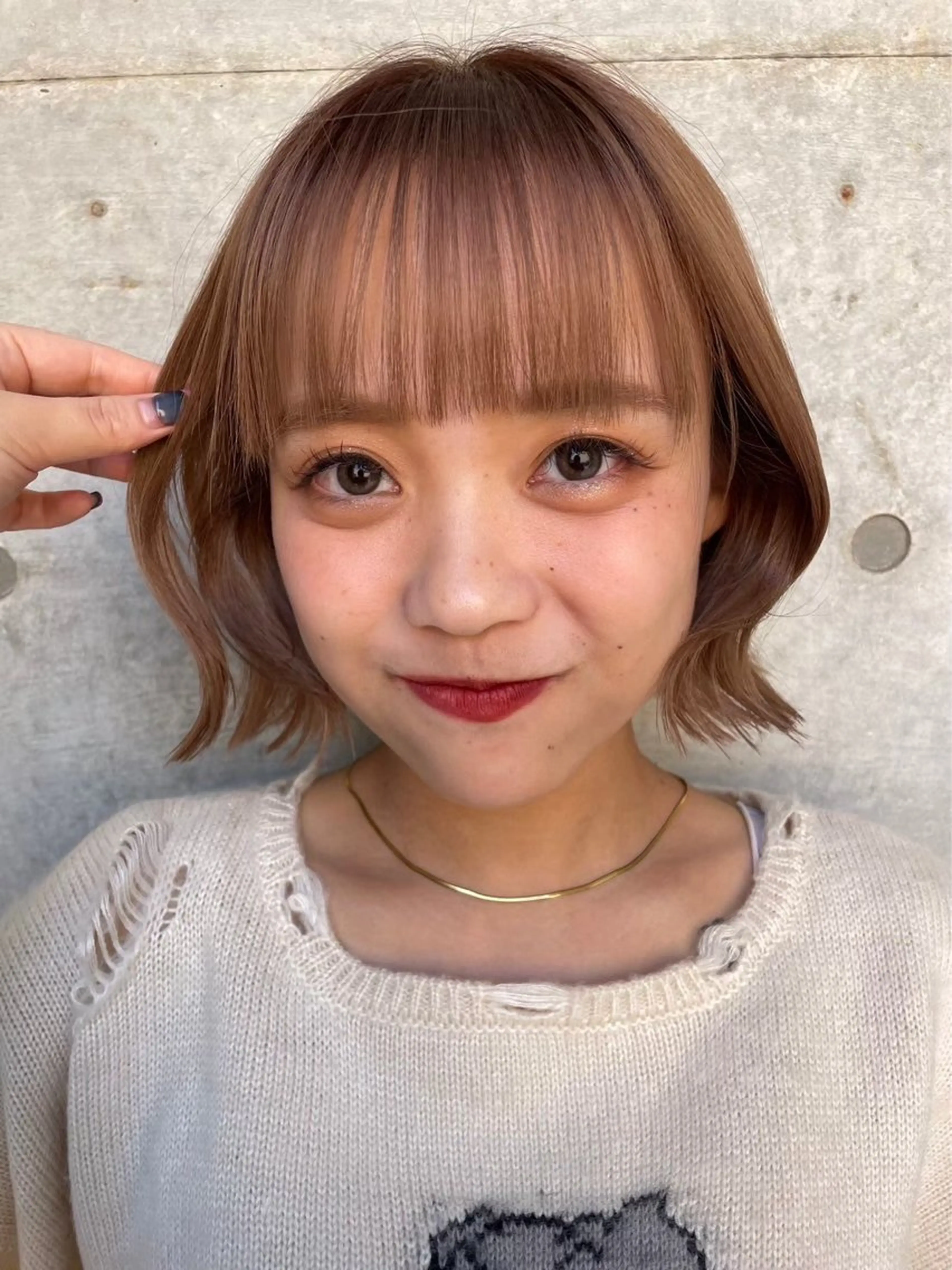 ショート カット ヘアカラー トリートメント 🇰🇷祝斗🇰🇷 /韓国ボブ/レイヤーのヘアスタイル