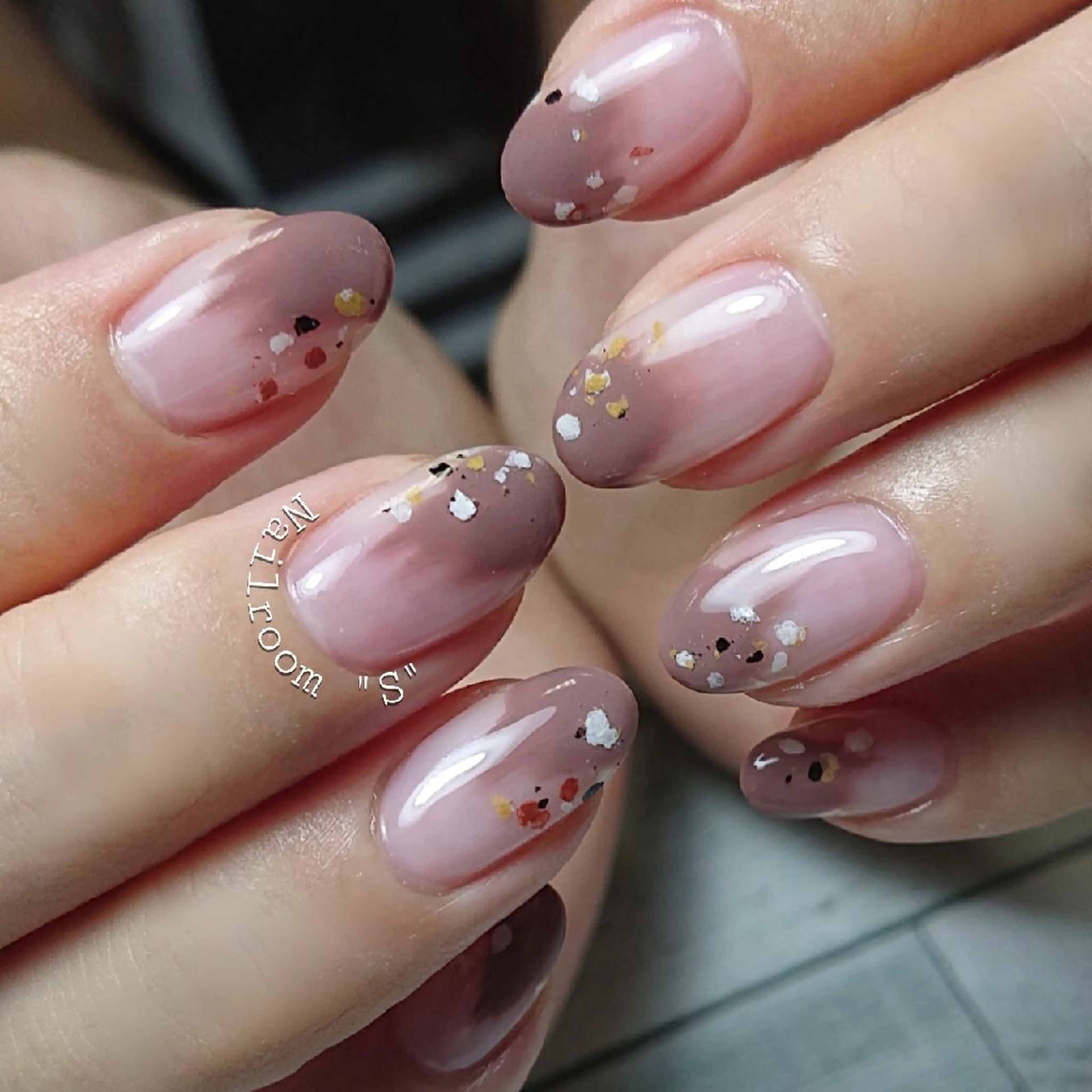 ネイル アートネイル シンプルネイル Nail room  "S"  SAKAIのネイルデザイン