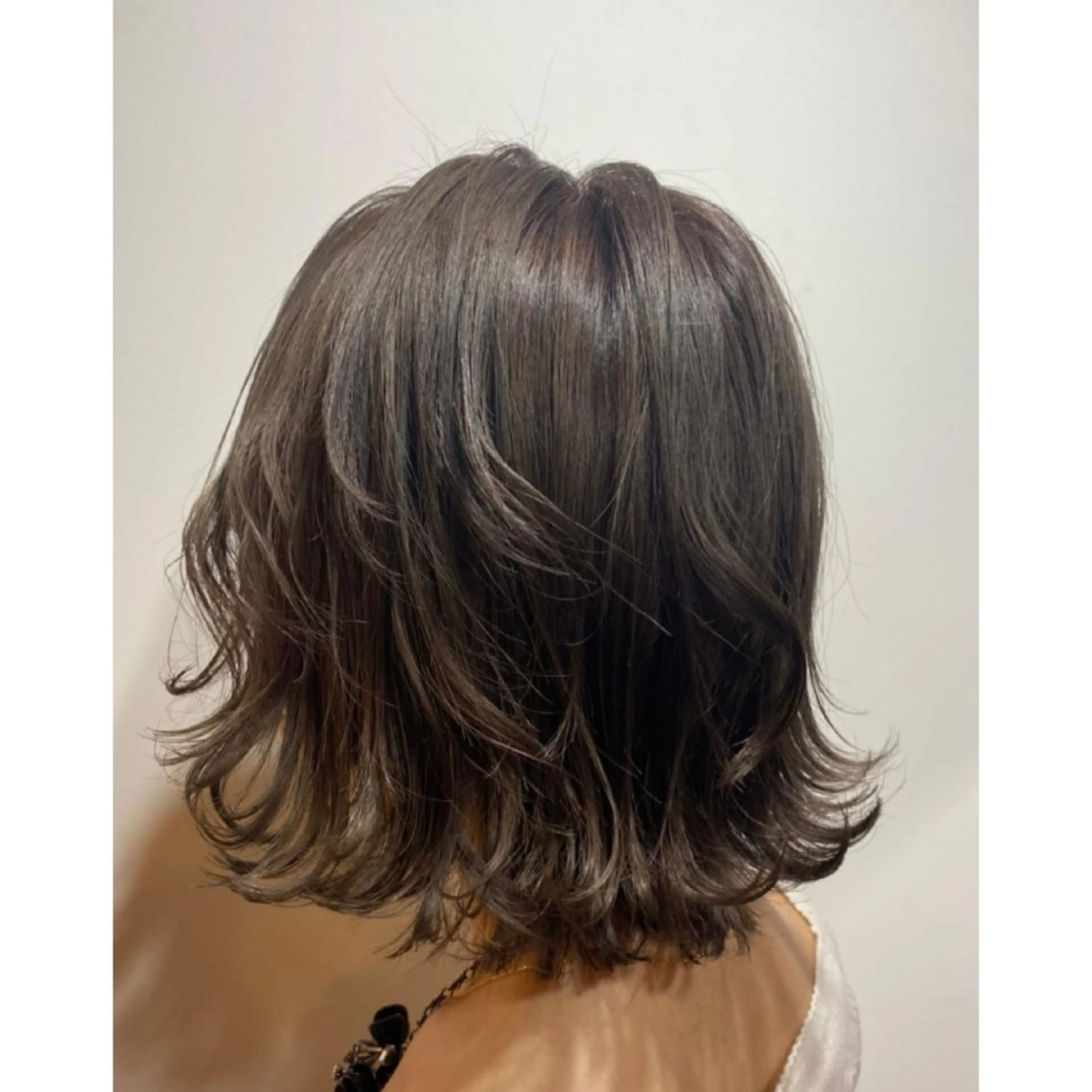 ミディアム カラー ヘアアレンジ ブラウンカラー 髪質改善サロン🍃 AIRI のヘアスタイル