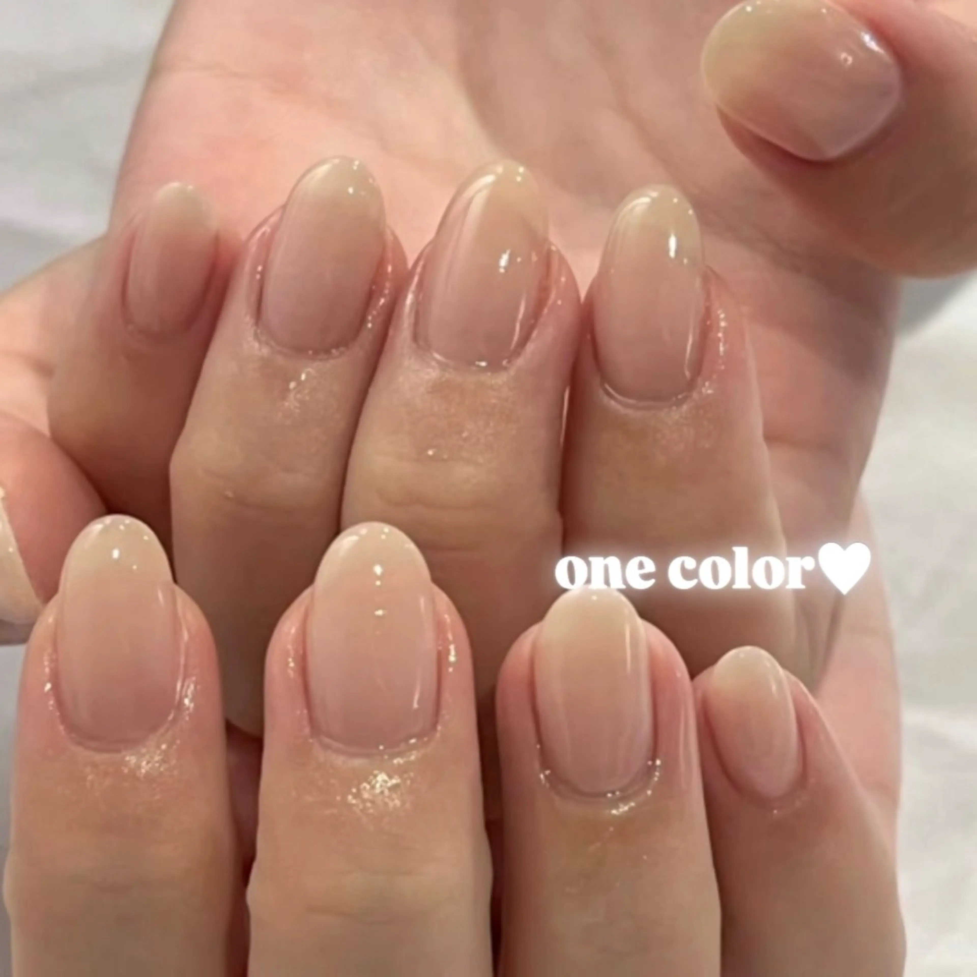 ネイル ワンカラーネイル Total Beauty  Esent所属・Esent fuukiのネイルデザイン