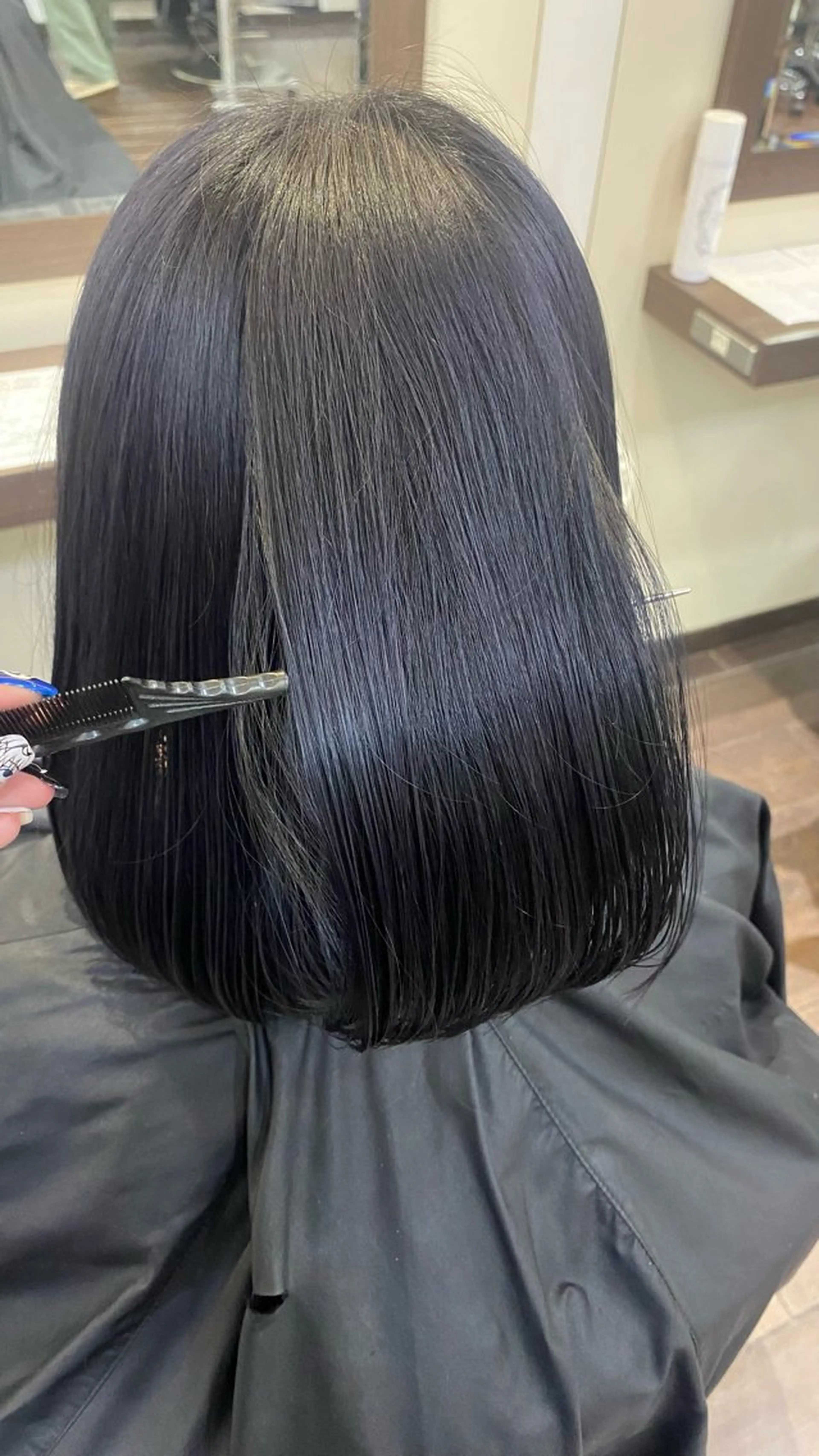 ミディアム カラー ミディアムパーマ ブリーチ ケアブリーチ デザインカラー ダブルカラー designcolo r/似合わせNOKAのヘアスタイル