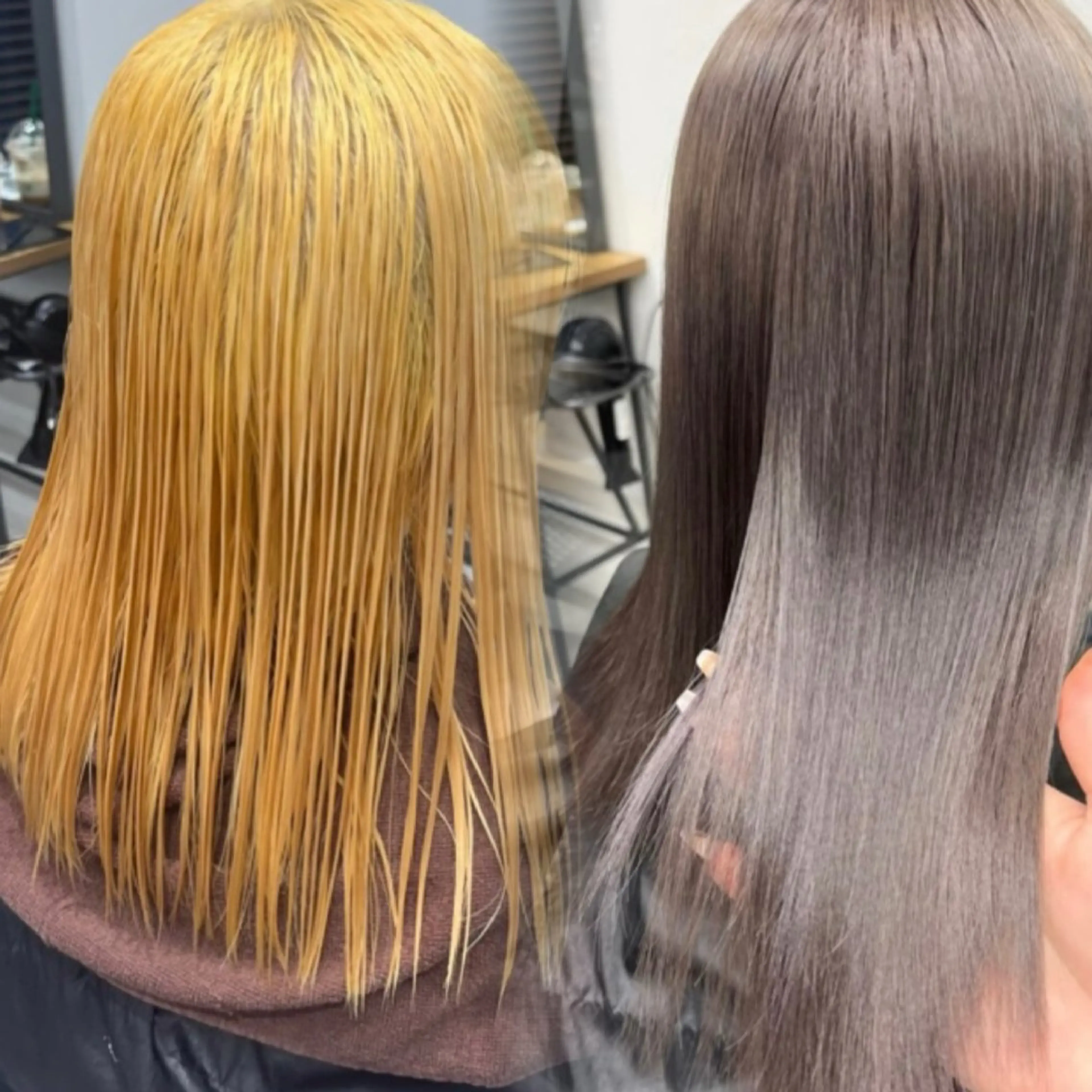 ロング カラー ヘアカラー RIO🩶NEXT/ エクステ/ハイトーンのヘアスタイル