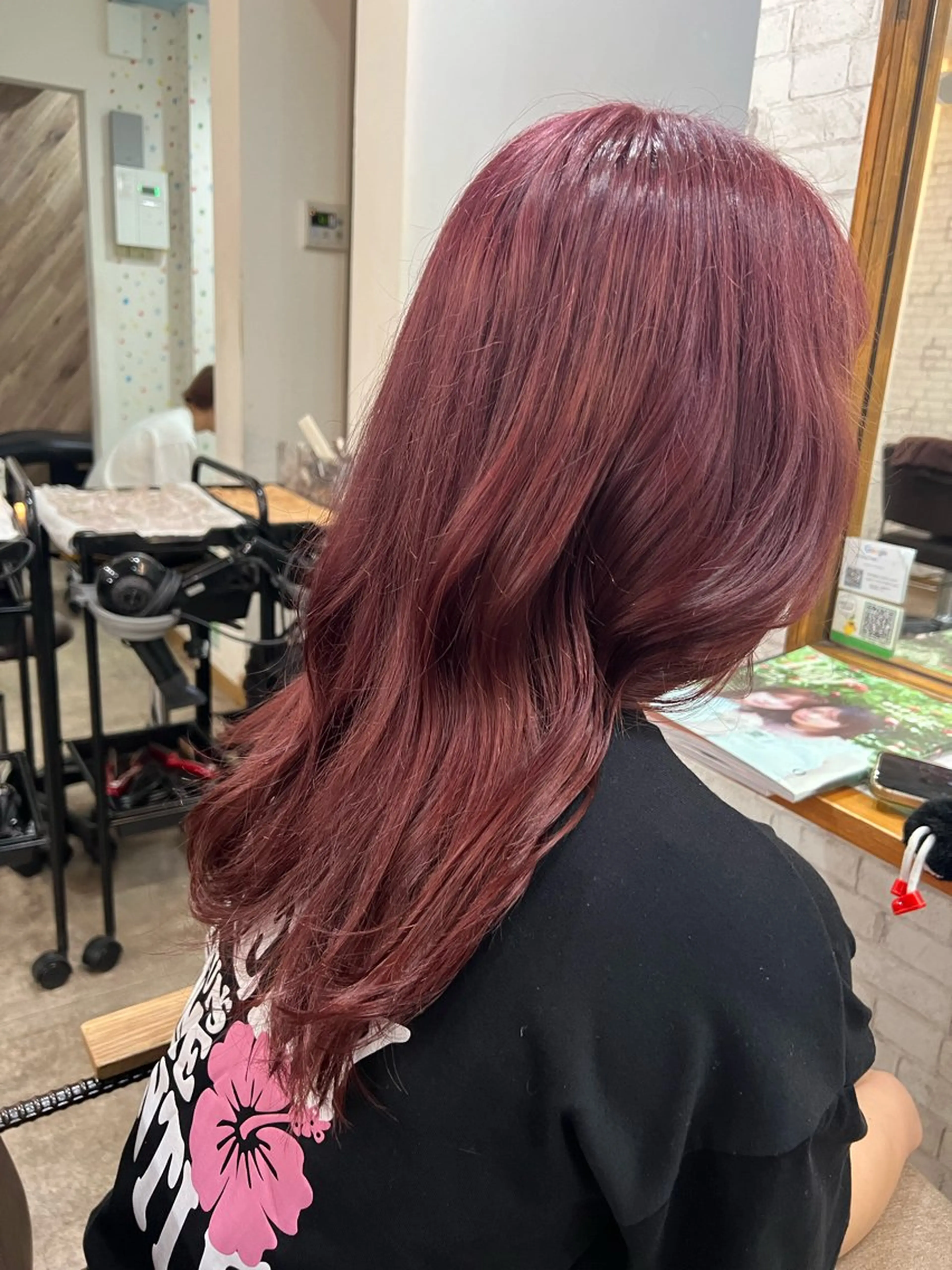 セミロング ピンクラベンダー ヘアカラー Hair Design THRIRE所属・谷川 一貴のヘアスタイル