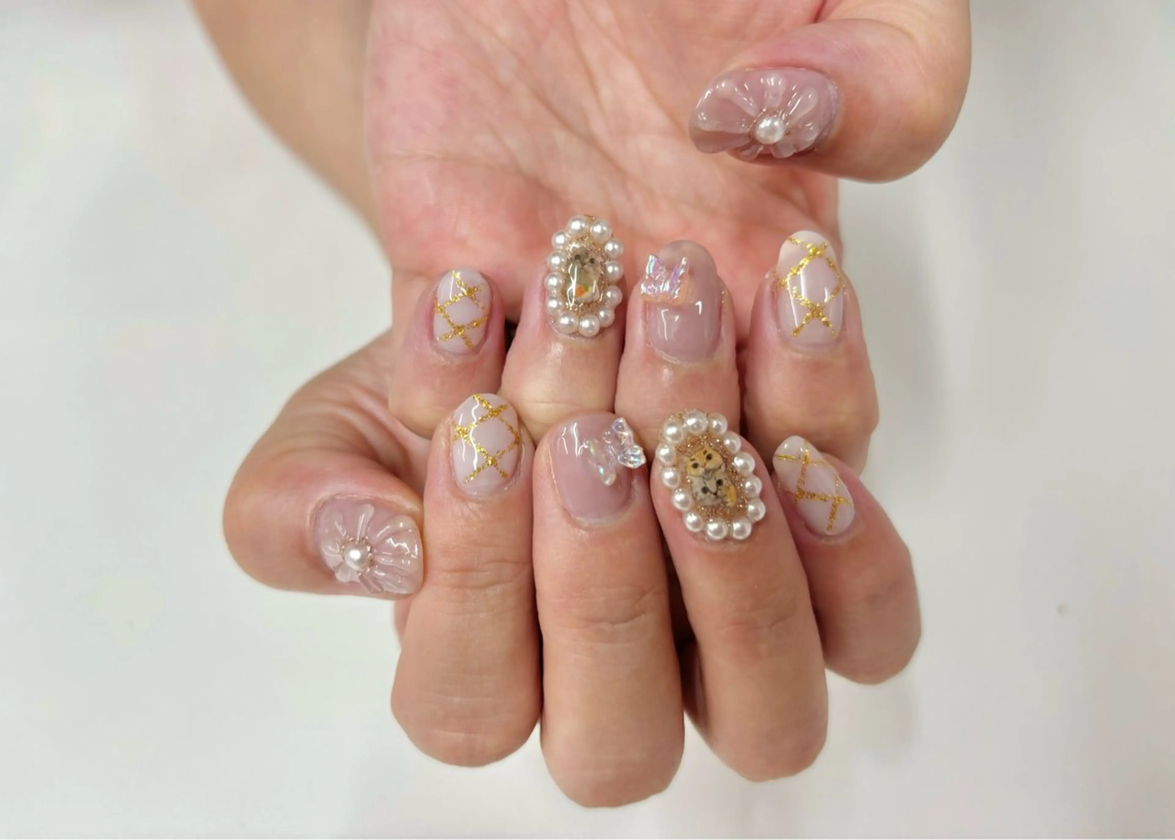 ネイル キラキラネイル ハンドネイル Hübsch所属・Sakura Hのネイルデザイン