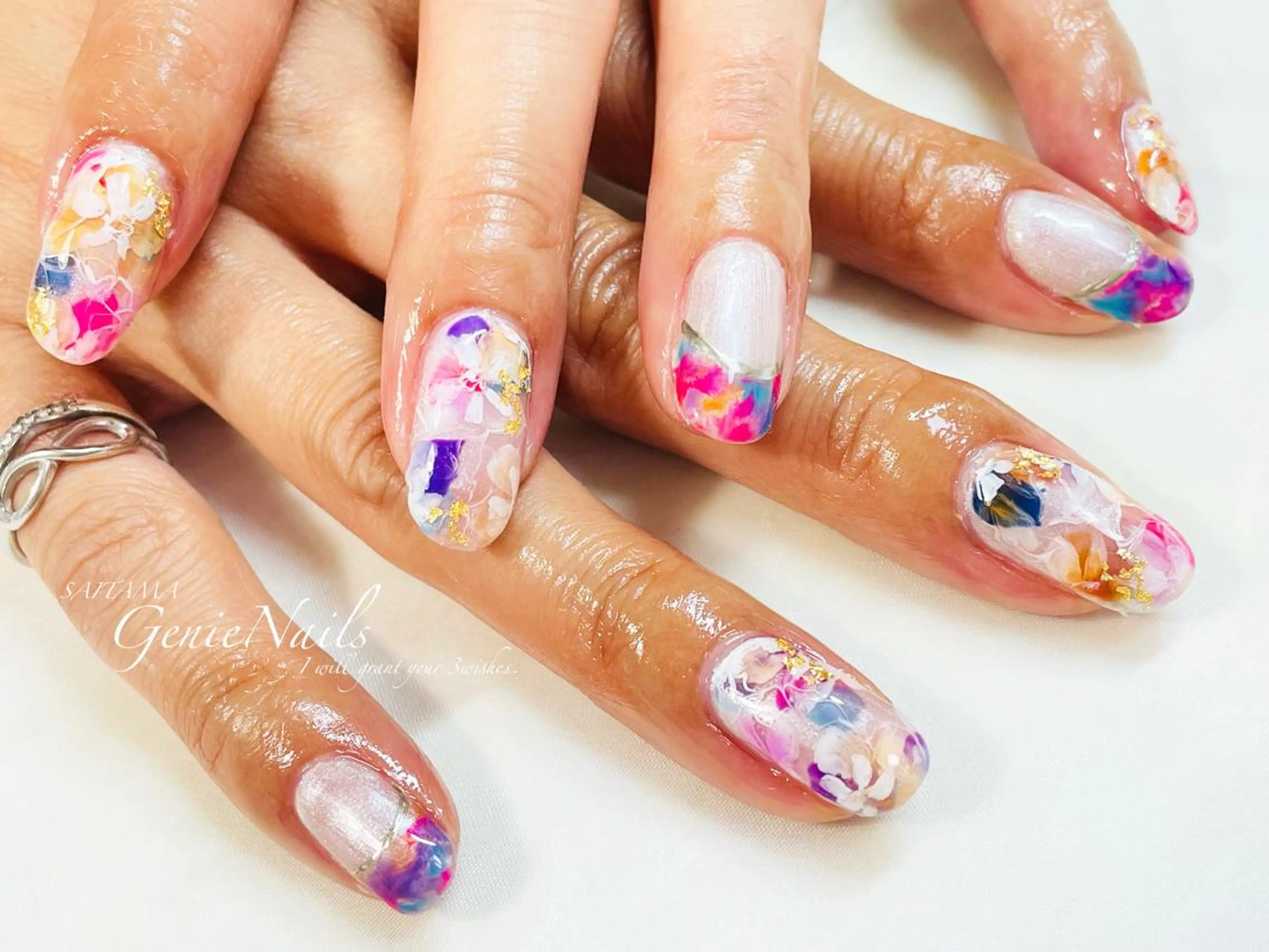 メンズ ネイル アートネイル フットネイル メンズネイル 持ち込み 冬ネイル Genie Nailsのネイルデザイン