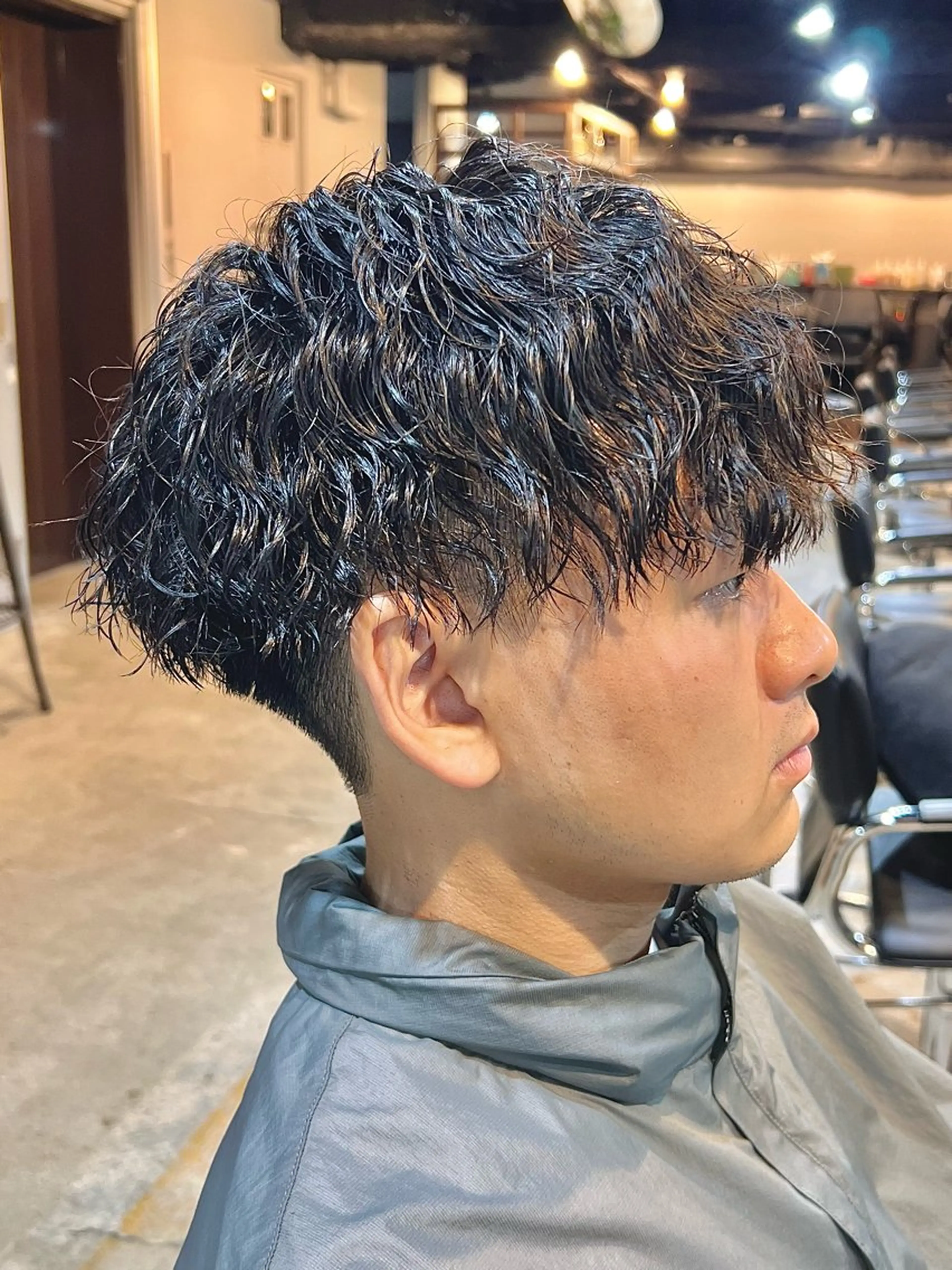 ショート パーマ メンズ カット パーマ ヘッドスパ men’s salon NOA solte. 【メンズサロン ノアソルテ】所属・メンズパーマ職人 加藤 弘貴のヘアスタイル