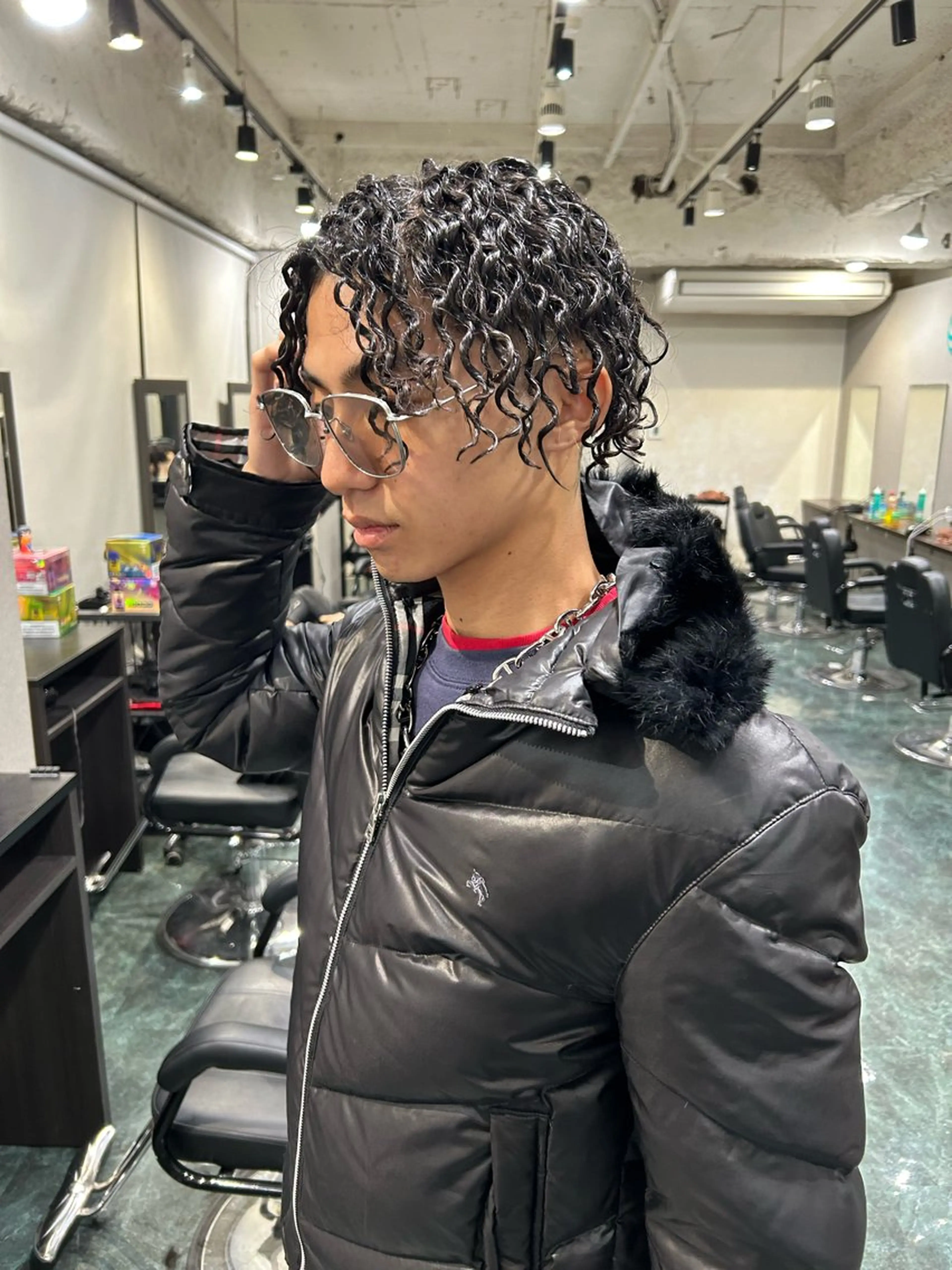 パーマ メンズ メンズ美容室 難波北川司のヘアスタイル