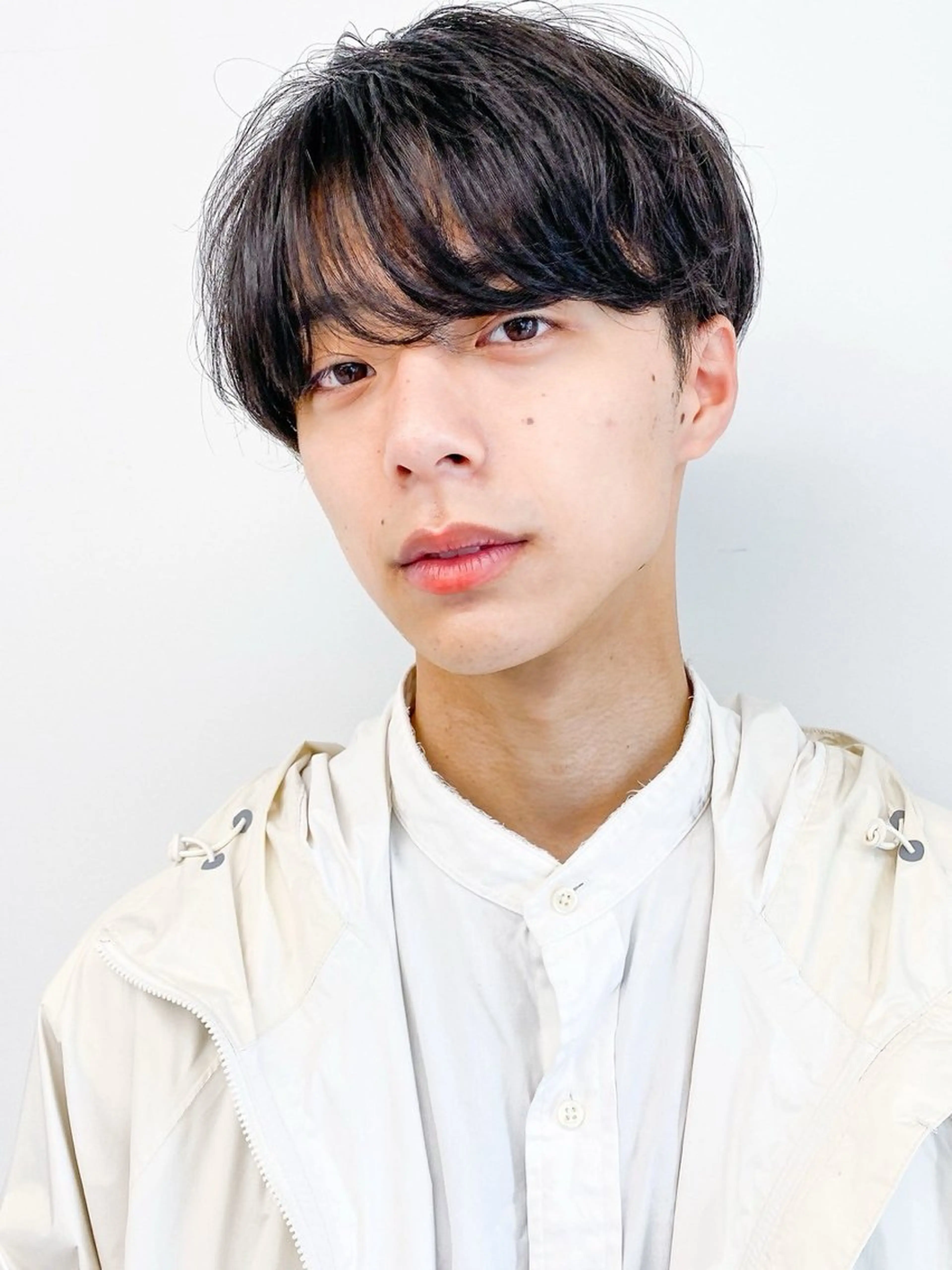 メンズカット+眉カット+パーマの写真