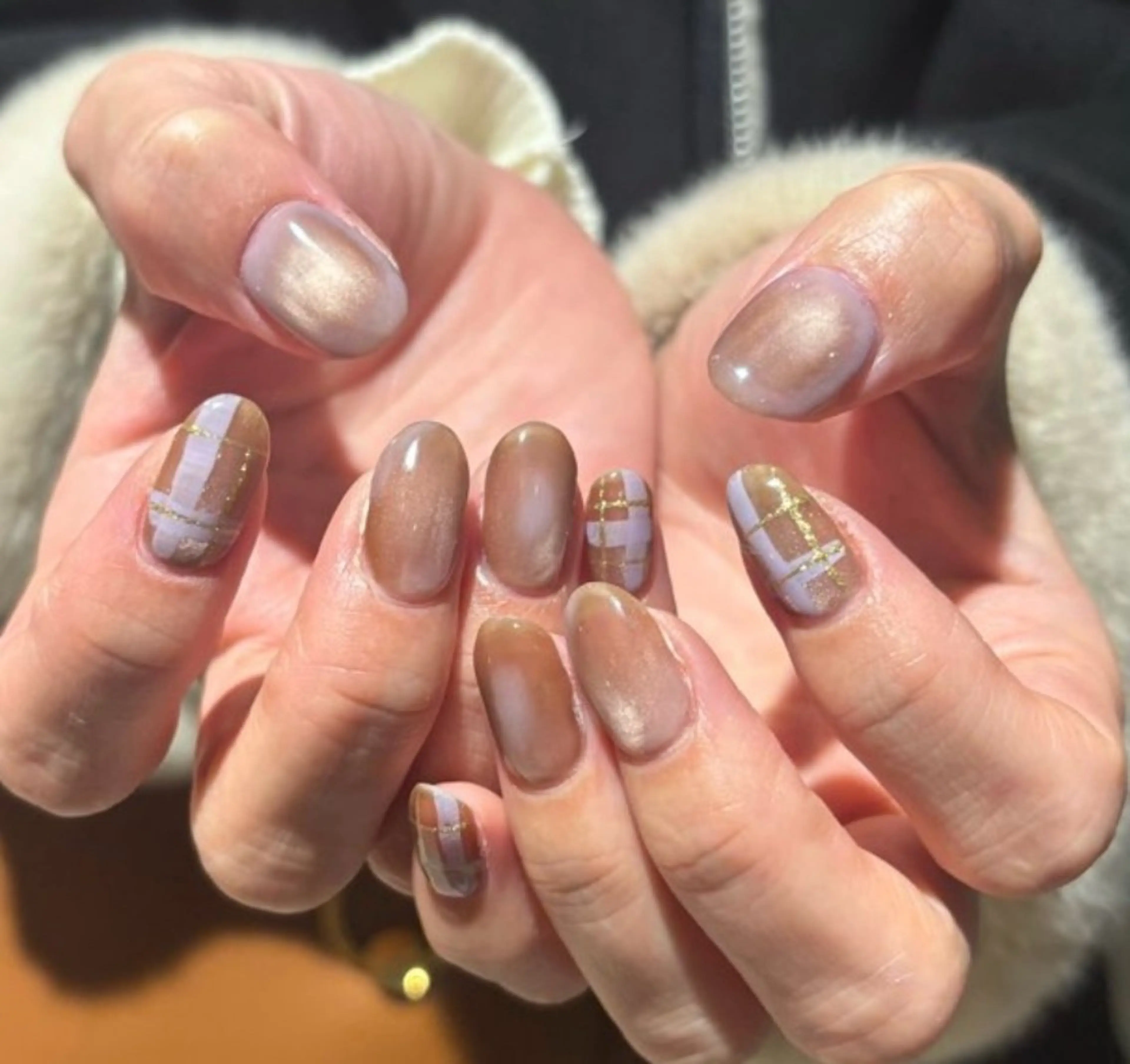 ネイル 氷ネイル・うるうるネイル 韓国ネイル ニュアンスネイル オフィスネイル 春ネイル ハンドネイル ネイルサロンマーノ所属・mano Hanaのネイルデザイン