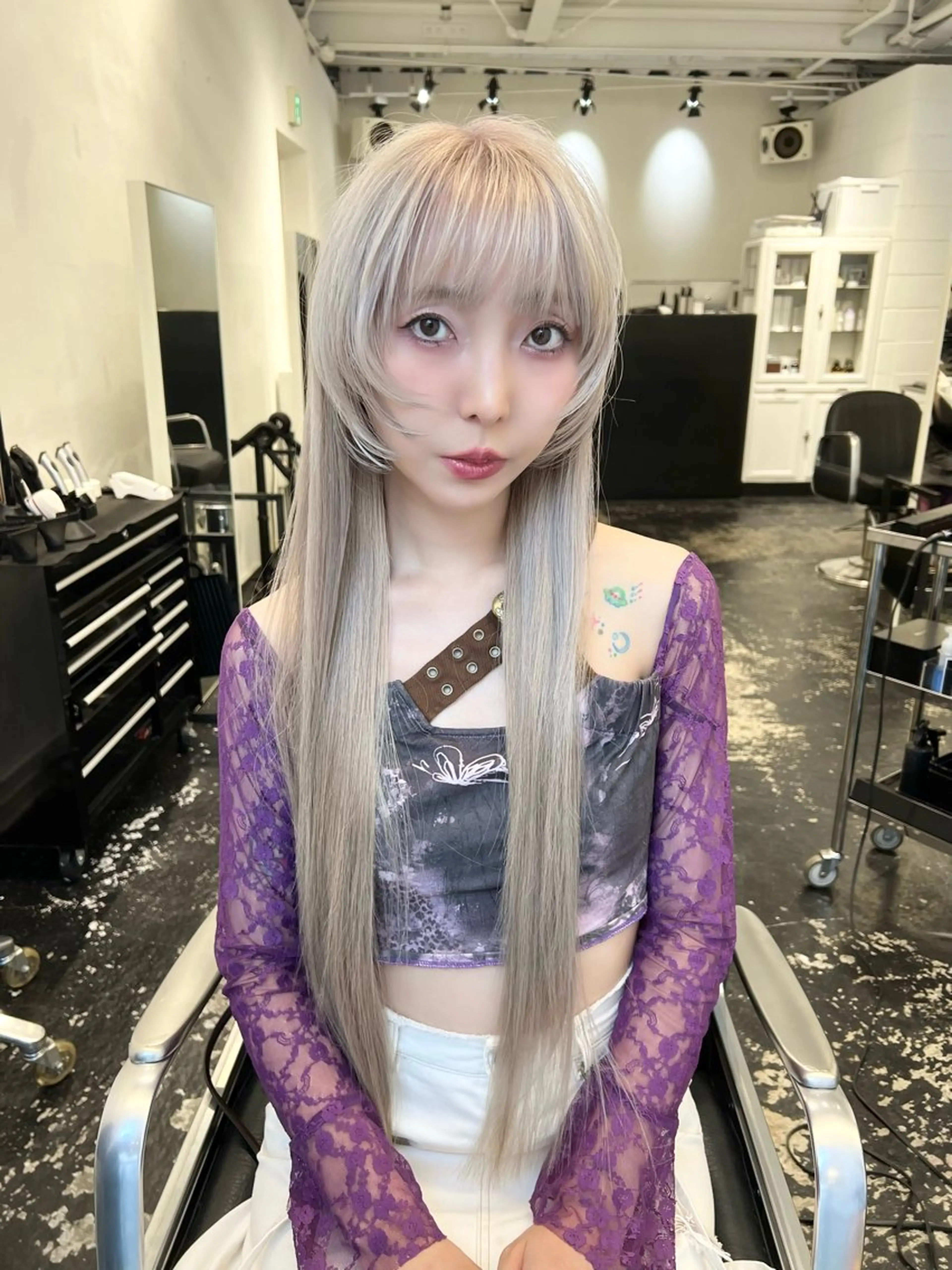 ロング カラー ヘアカラー トリートメント HARU//原宿🤍 リピート率NO.1のヘアスタイル