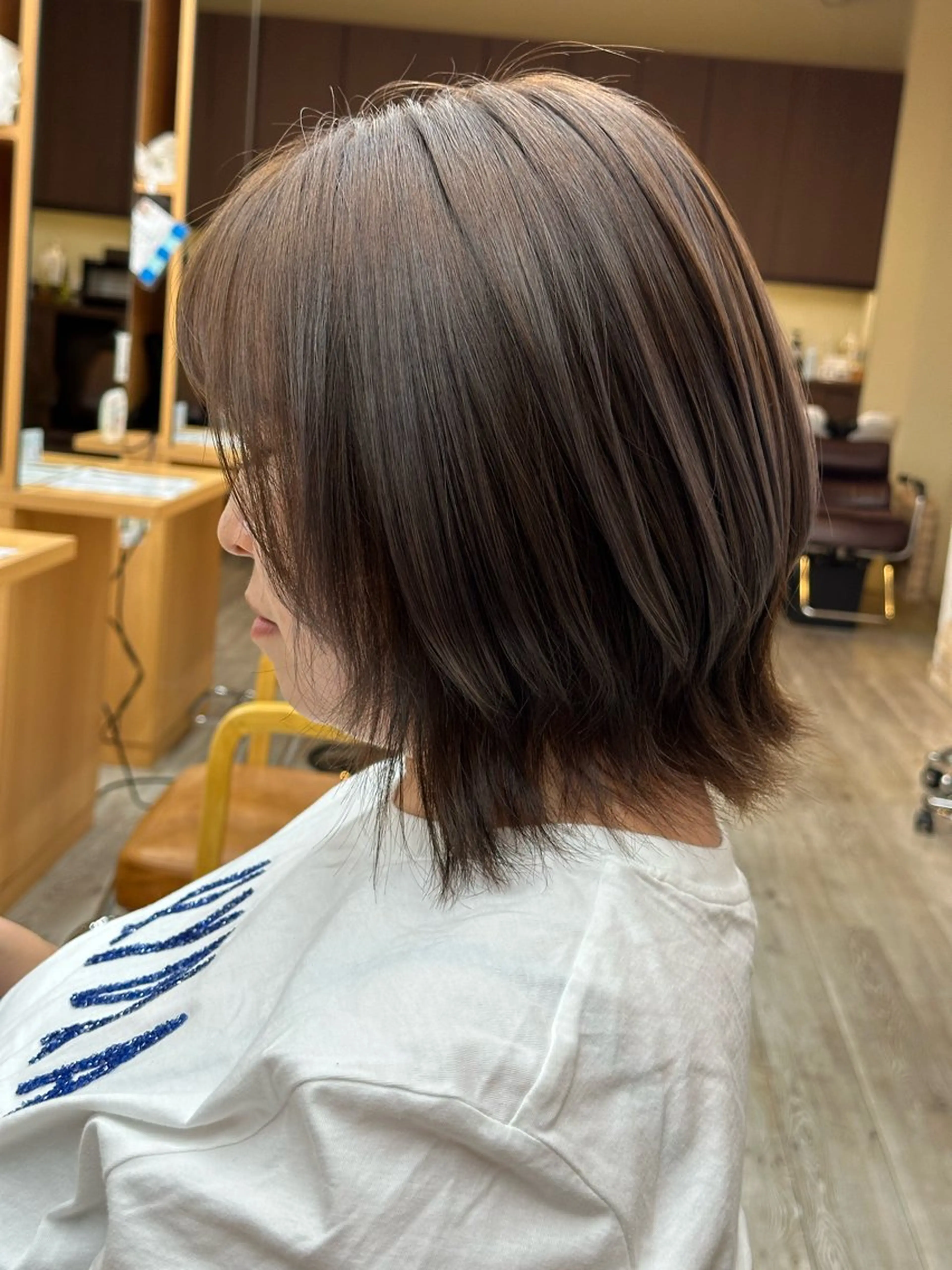 ミディアム ウルフカット 三留玲愛 /似合わせカット/のヘアスタイル