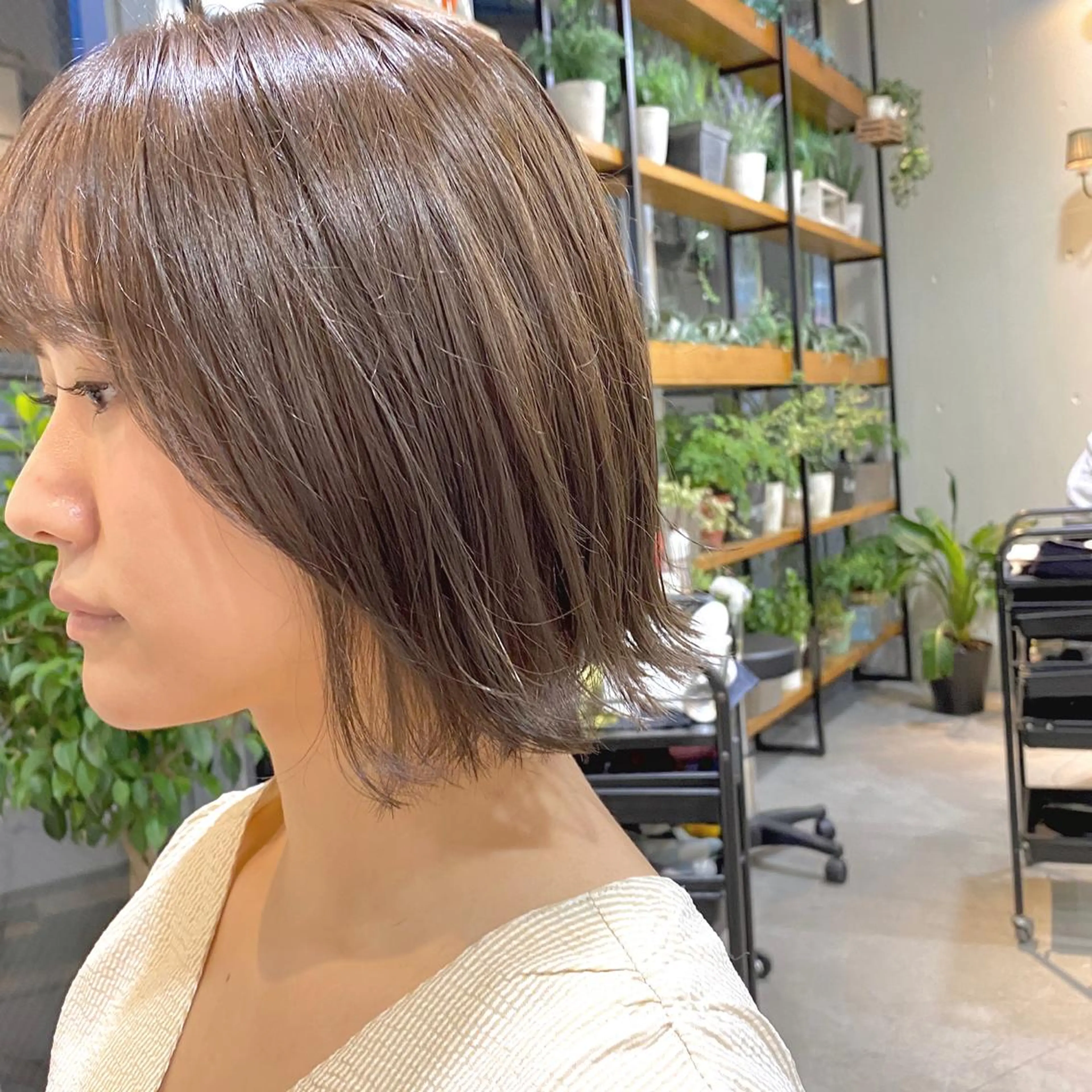 ミディアム カラー ヘアアレンジ tane.所属・【ダメージレス施術】 【透明感】北村 拓也のヘアスタイル