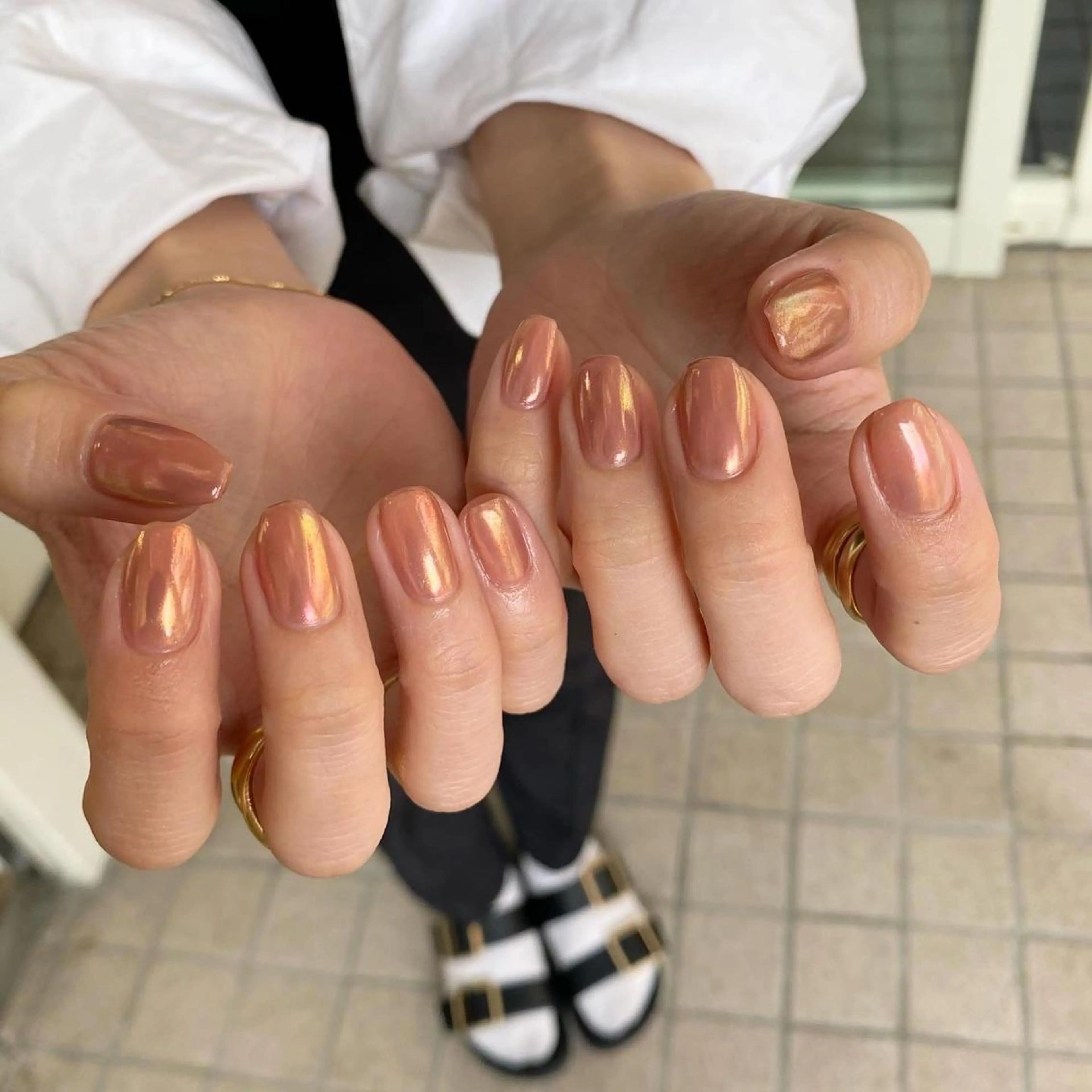 ネイル オフィスネイル ハンドネイル nable.所属・望月 実莉のネイルデザイン