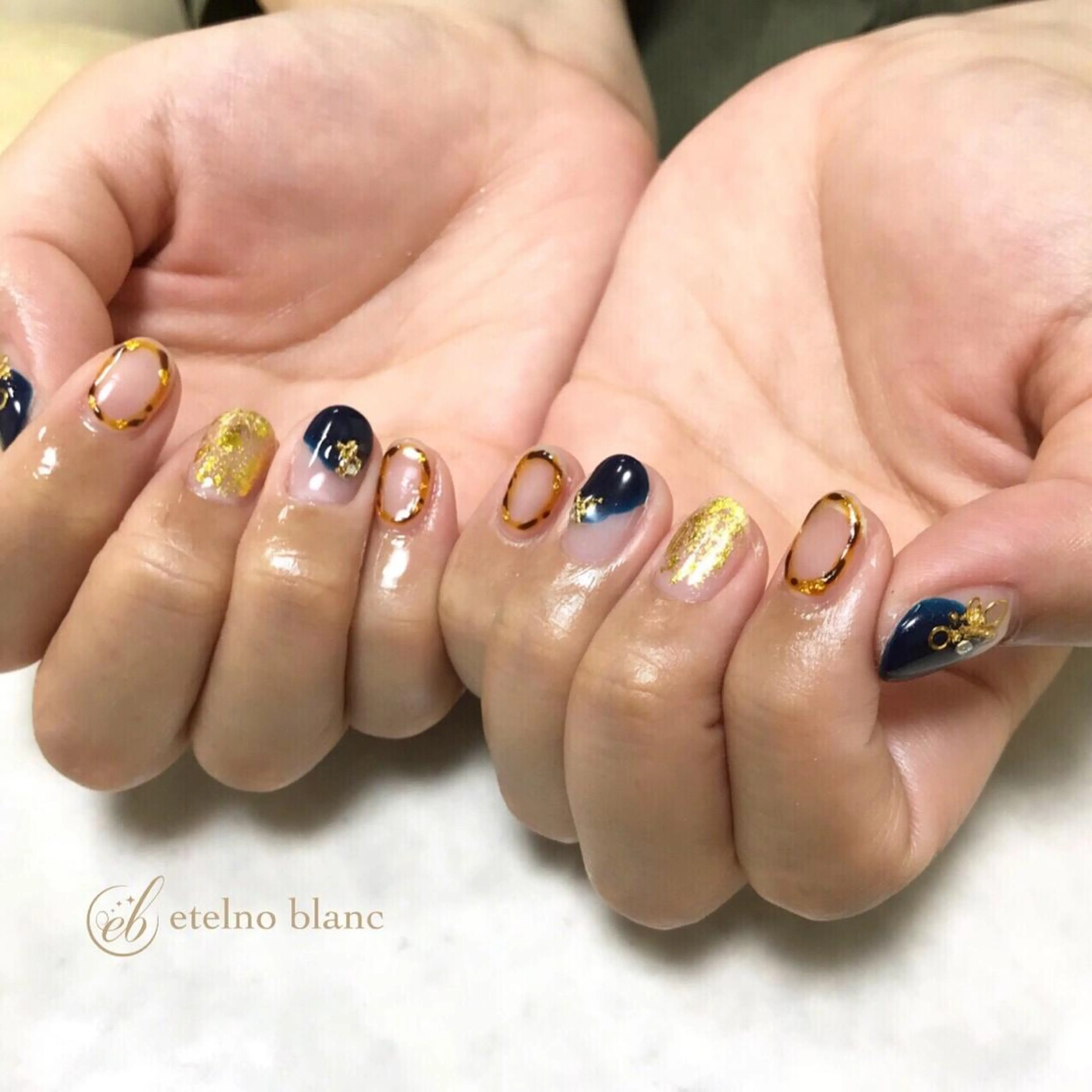 ネイル etelno blanc中目黒のネイルデザイン