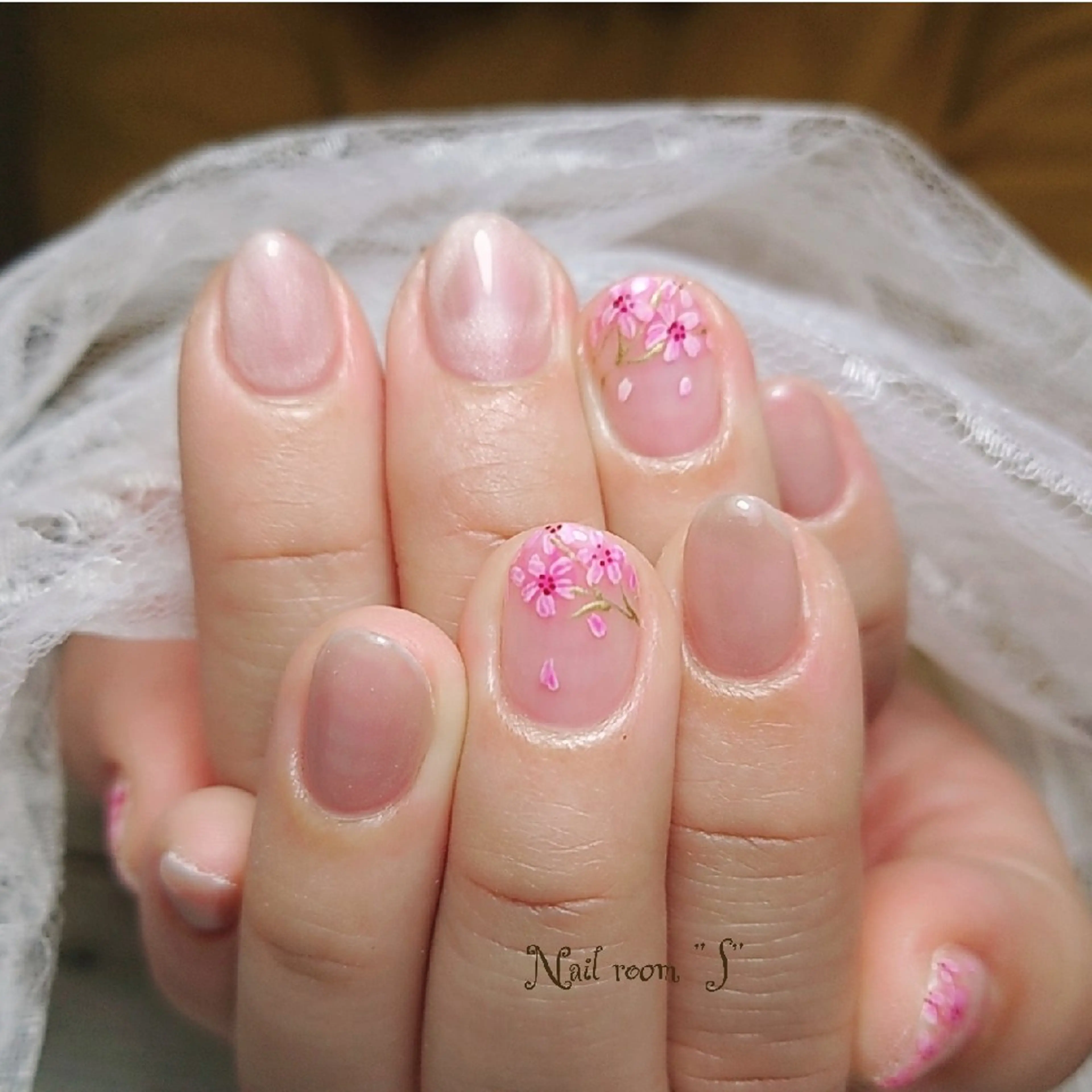 ネイル 桜ネイル Nail room  "S"  SAKAIのネイルデザイン