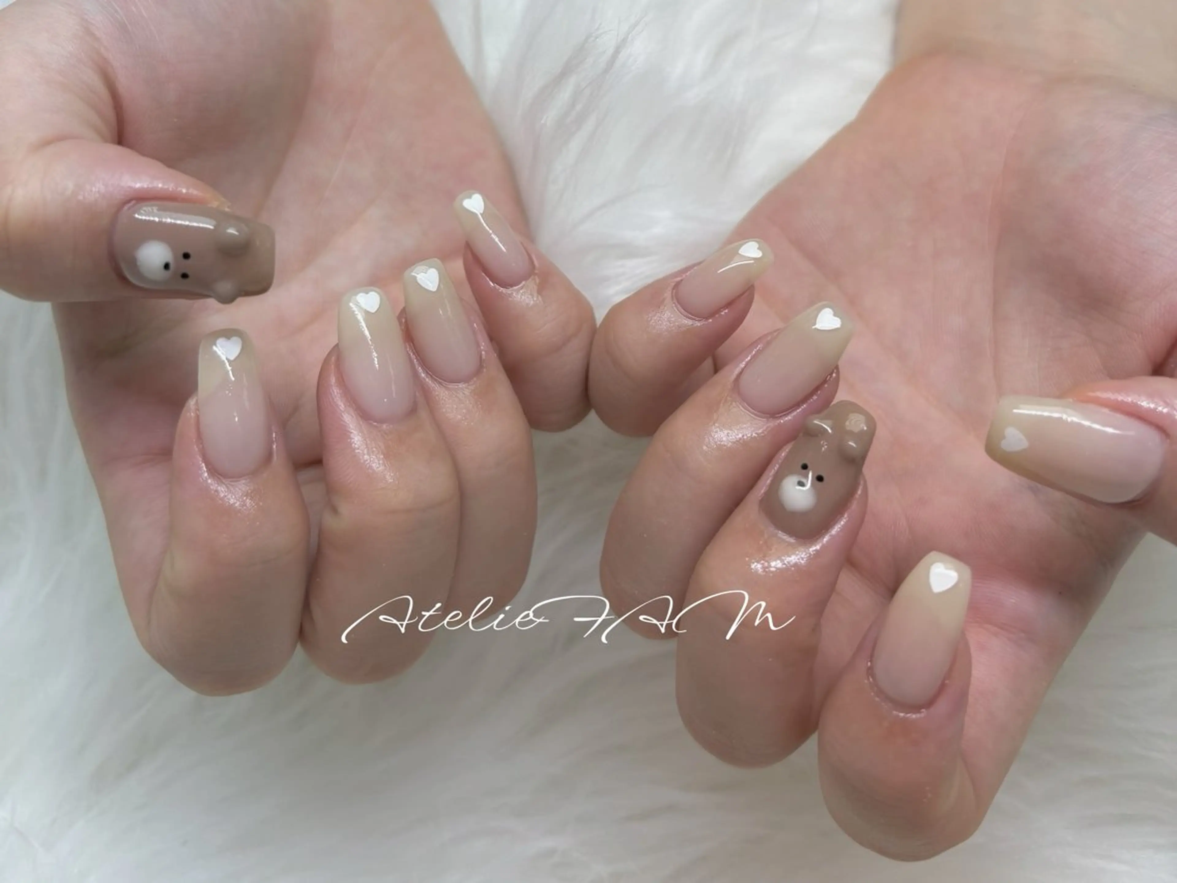 セミロング ハンドネイル nail&eyelashsalon atelier fam上本町店所属・アトリエ FAMのネイルデザイン