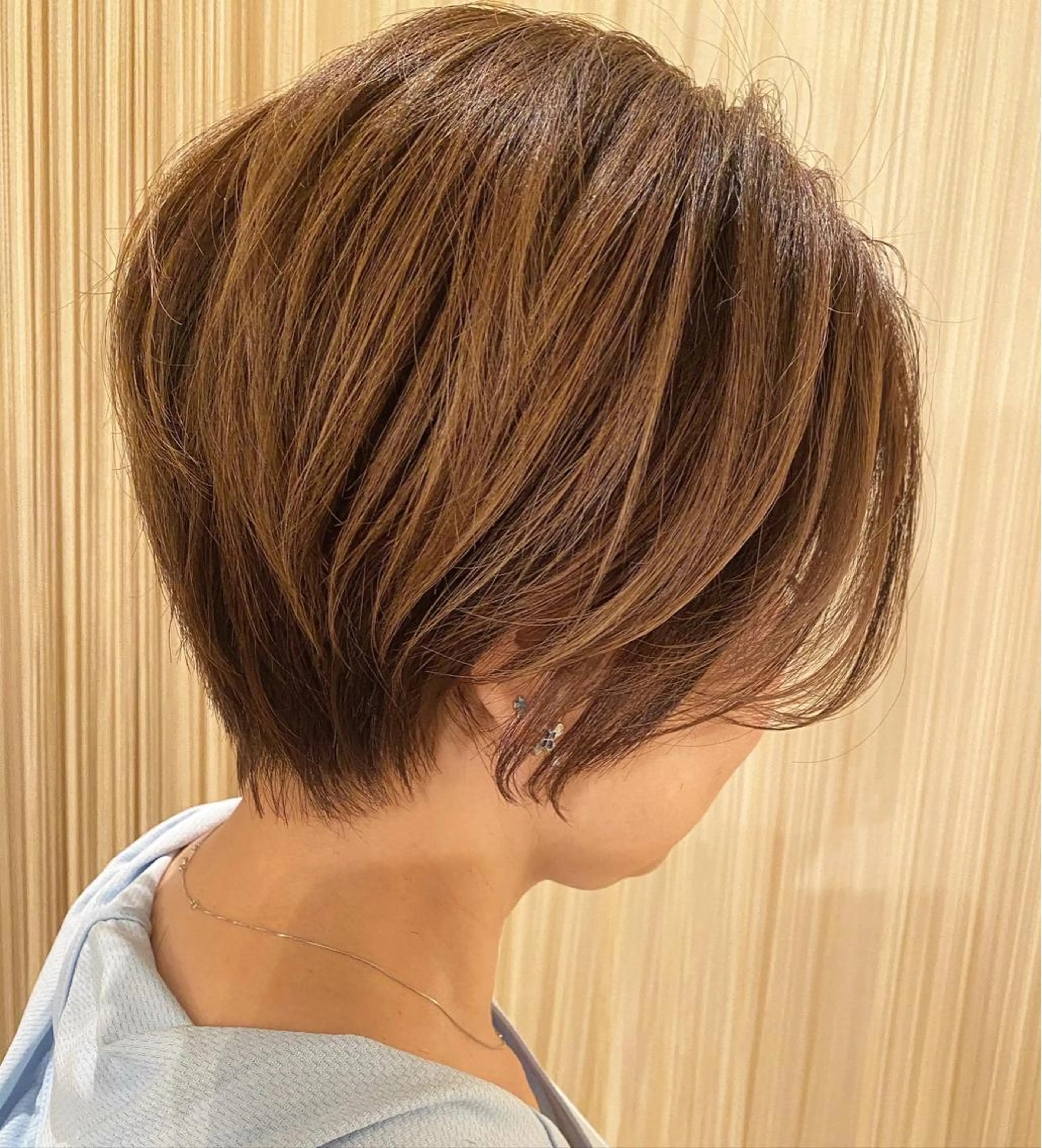 ショート ショートヘア カット ヘアカラー トリートメント an:title所属・くせ毛×ショート 上岡勇祐のヘアスタイル