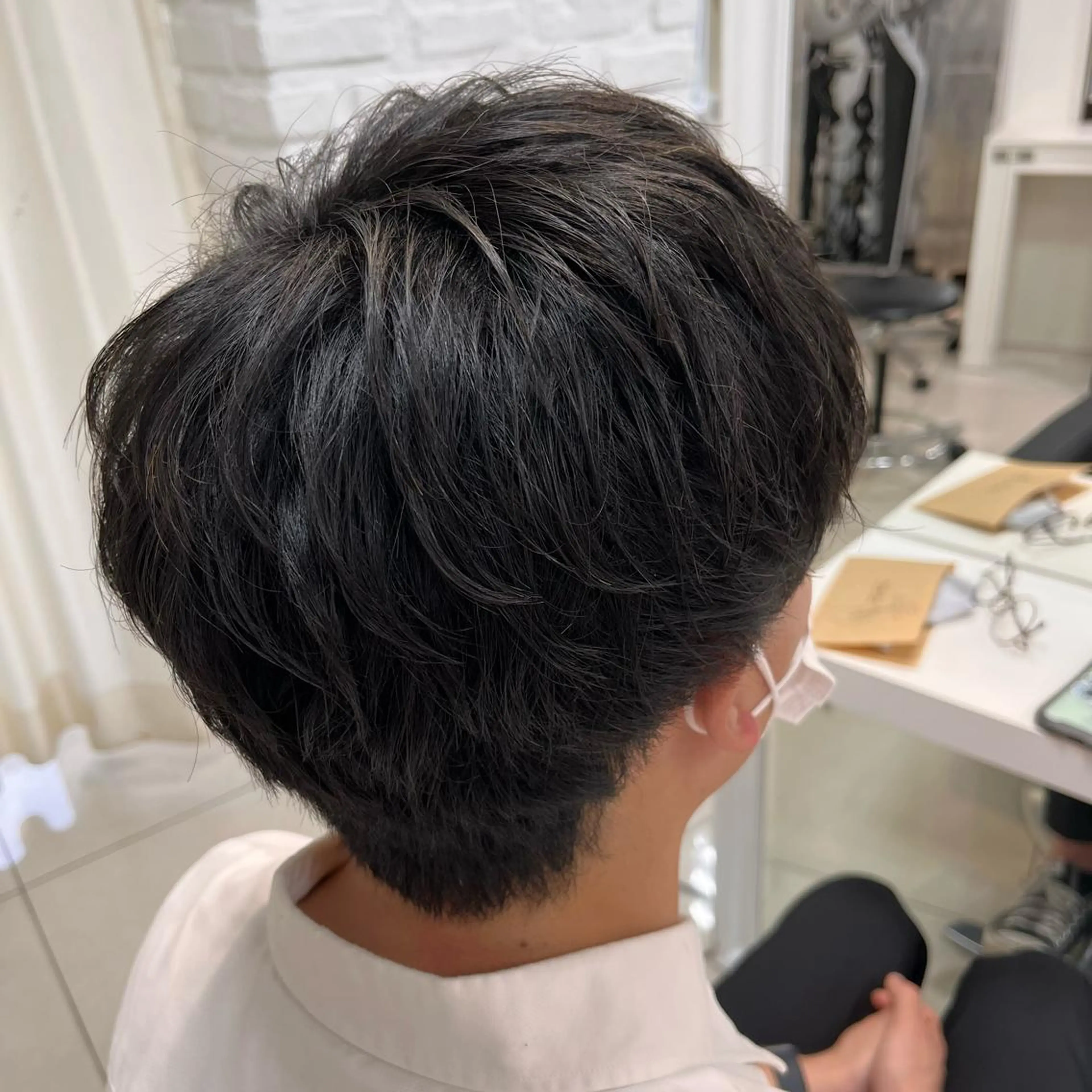 ショート メンズ マッシュ メンズ縮毛矯正🦊ハ イトーン　RYOKAのヘアスタイル