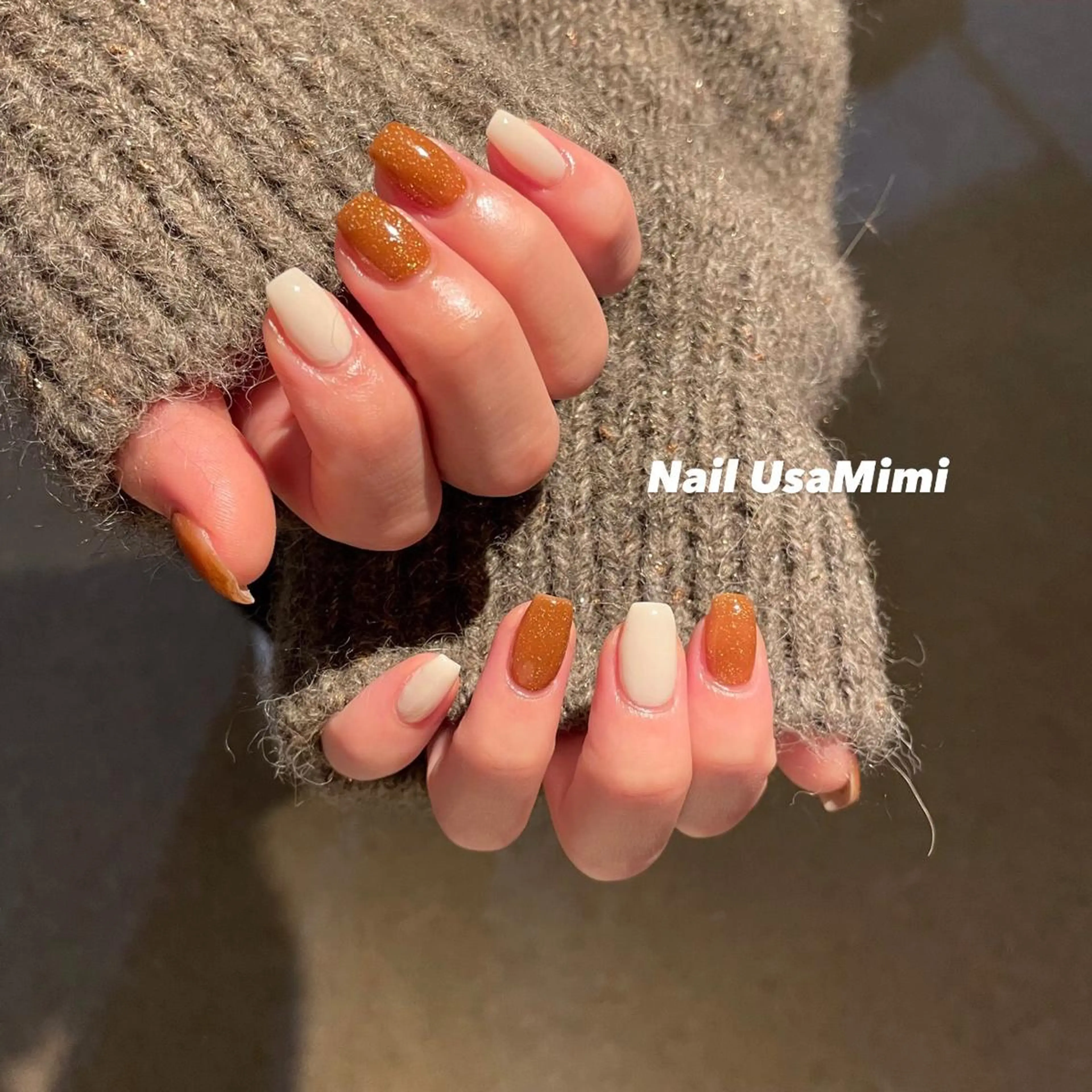 ネイル クリアネイル フットネイル ジェルネイル マグネットネイル 持ち込み 本町ネイルNail UsaMimiのネイルデザイン