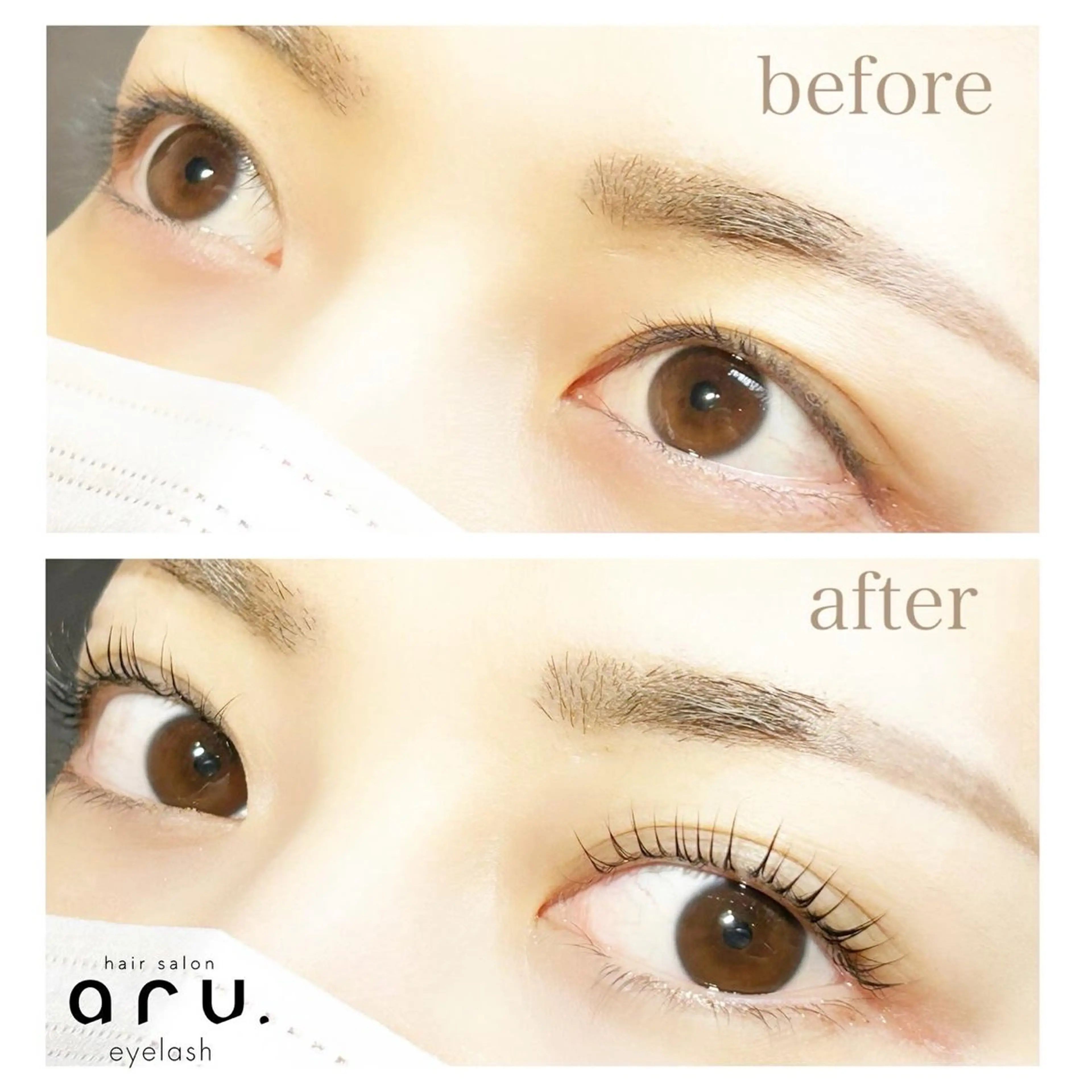 マツエク・マツパ hairsalon aru.所属・粟辻 ゆみのマツエク・マツパデザイン