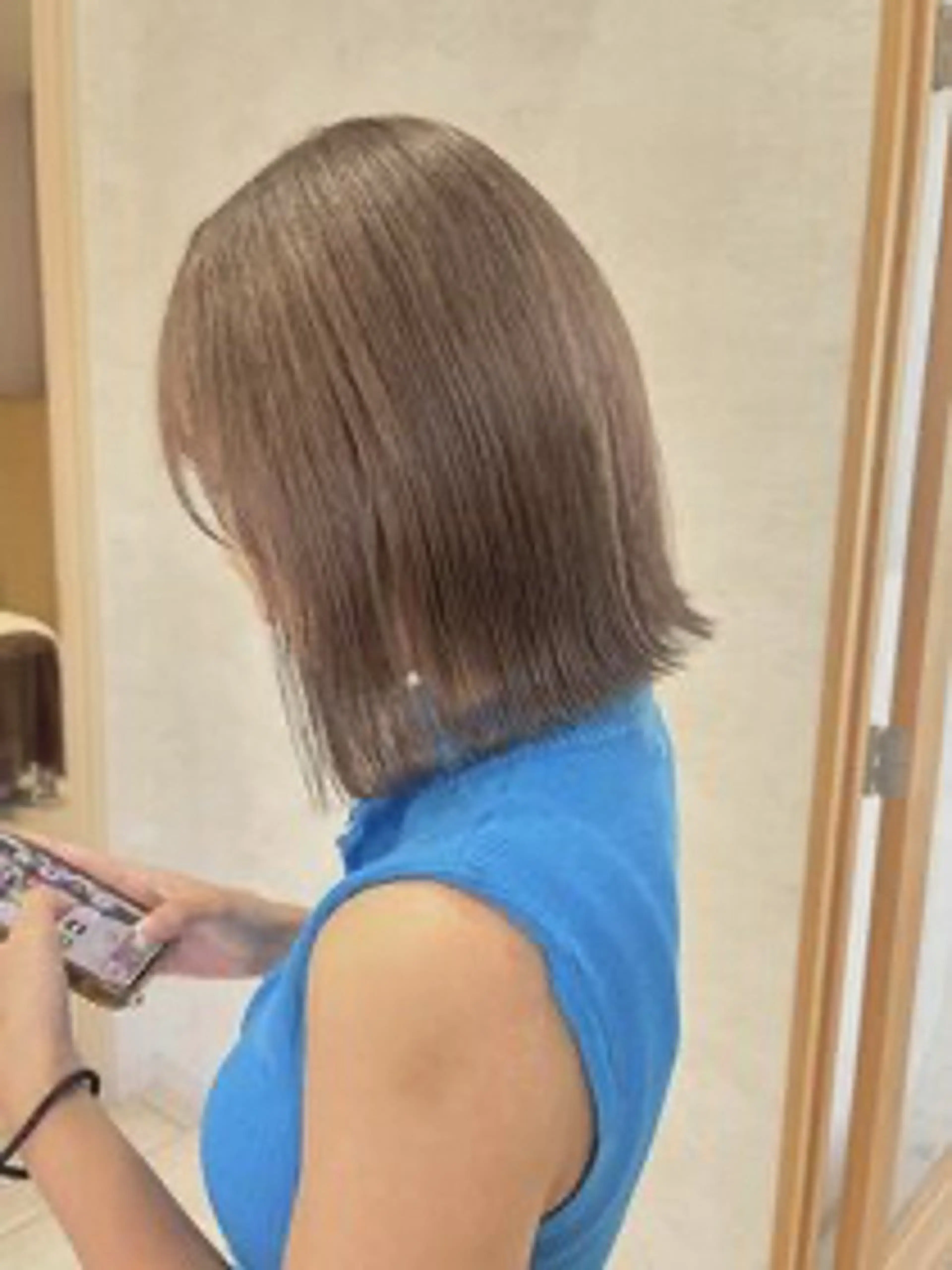 ミディアム カラー ヘアカラー 目崎 丞のヘアスタイル