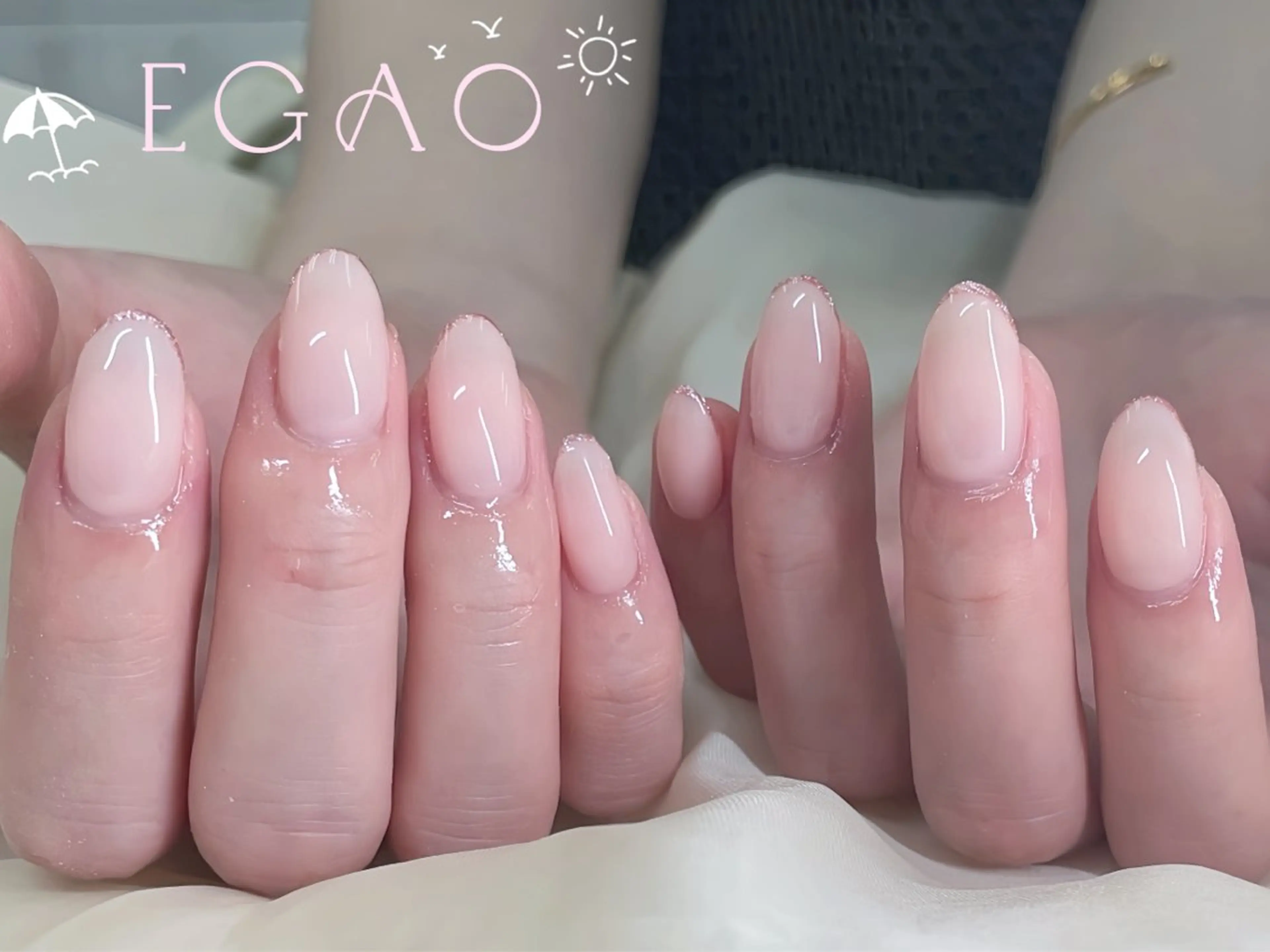 ネイル アートネイル フットネイル フレンチネイル ジェルネイル グラデーション ハンドネイル Egao Nail Salonのネイルデザイン