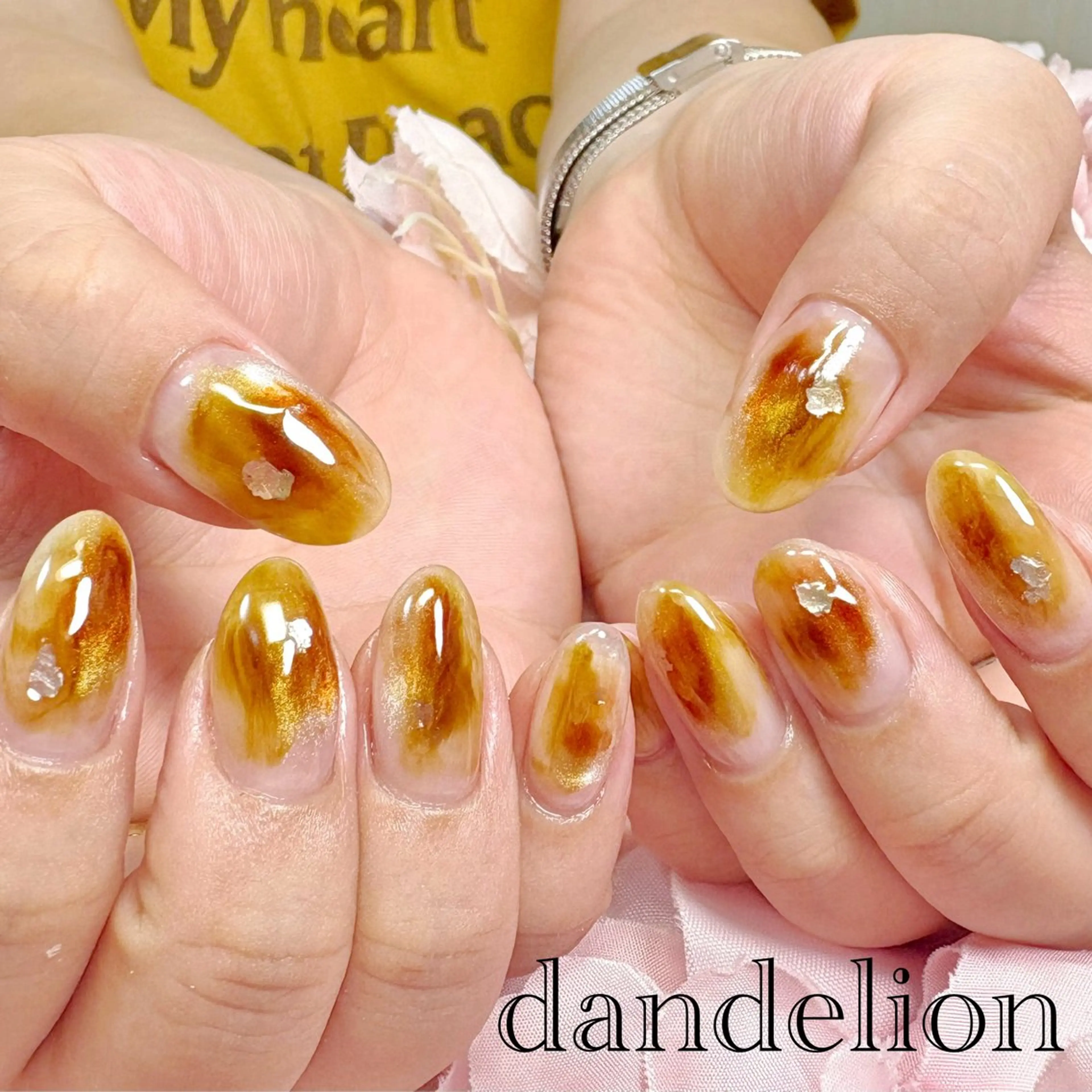 ネイル ハンドネイル ハンドケア dandelion ダンデライオンのネイルデザイン