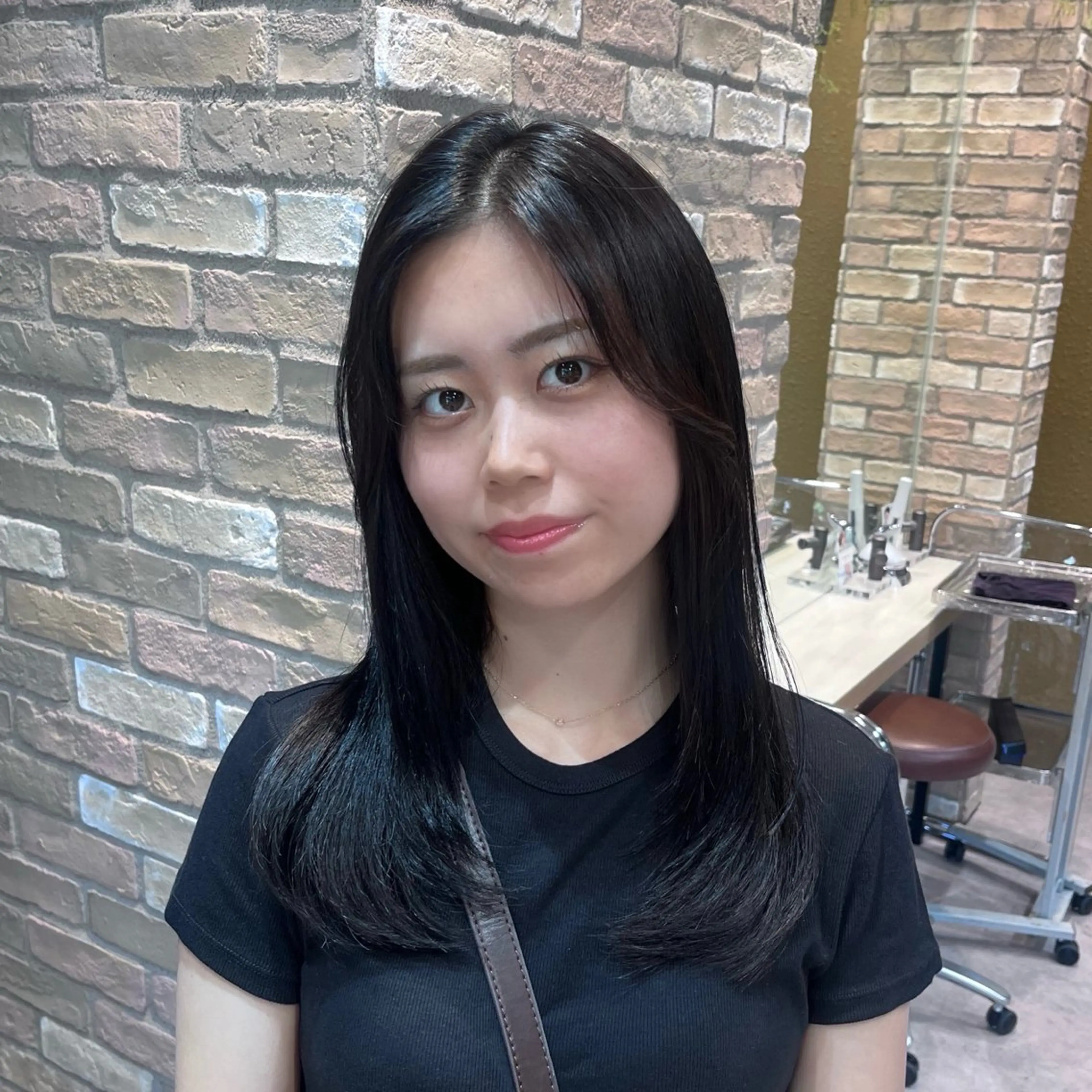セミロング カラー レイヤーカット ヘアカラー 🩶レイナ🩶 color/nailのヘアスタイル