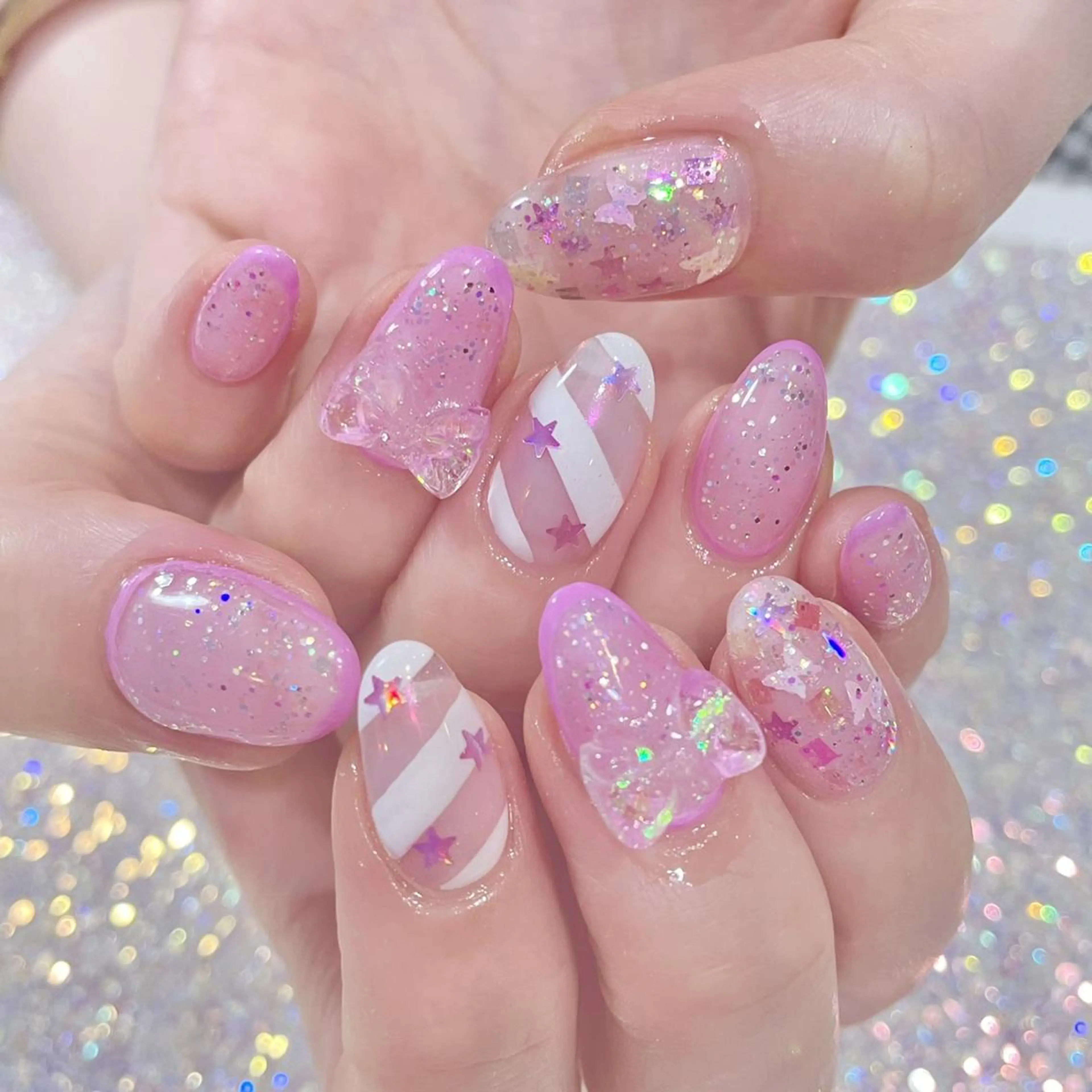 ネイル 🎀MENAIL🎀 シンプル系/POP系のネイルデザイン