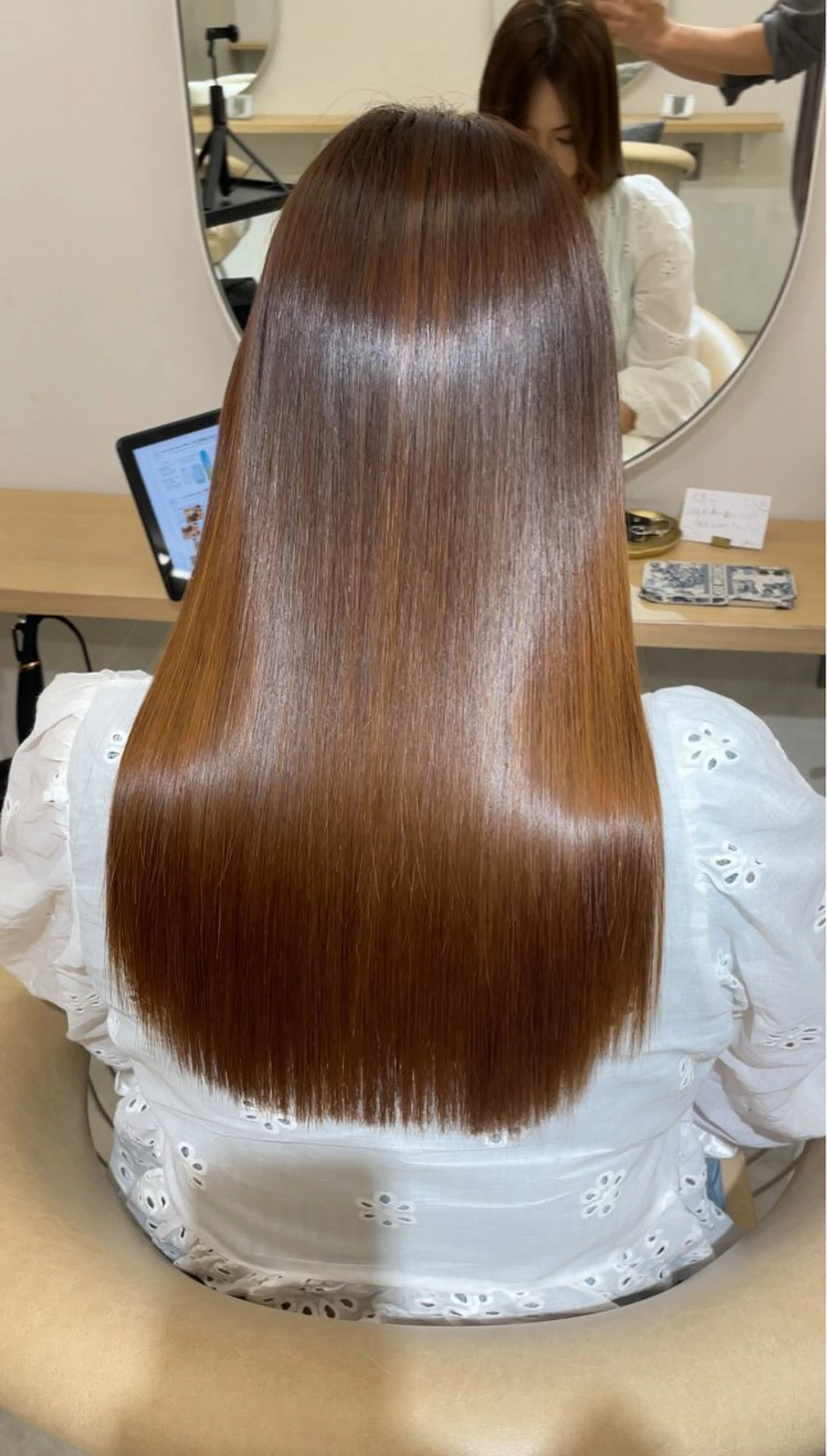 【🍀本日19:30​〜​💎】CMCトリートメント🌈➕ヘアアレンジ🌸　※ 前髪ありの髪の長さが胸の位置の方のみの写真