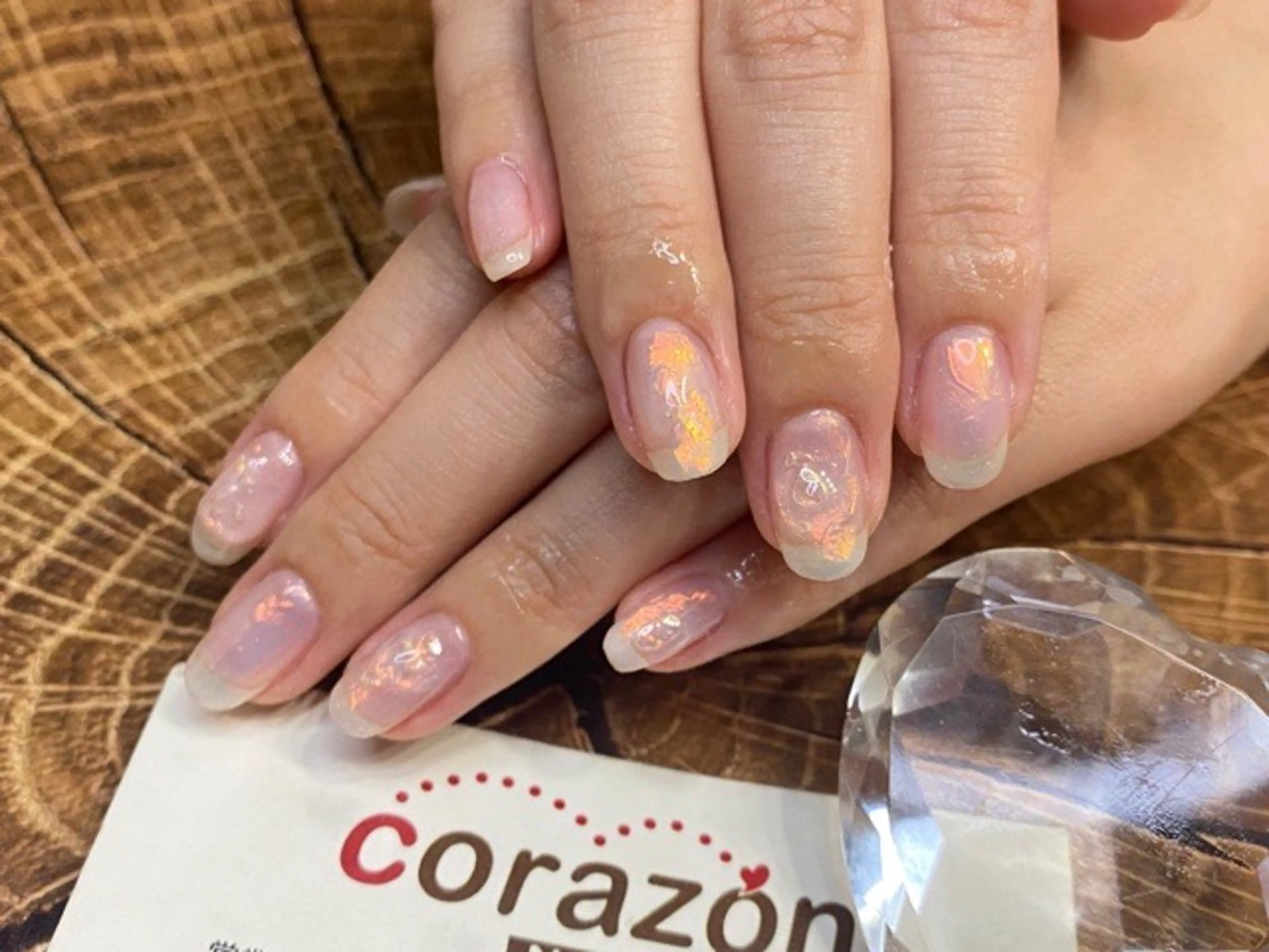 ネイル アートネイル クリアネイル corazon所属・ネイリスト aicoのネイルデザイン