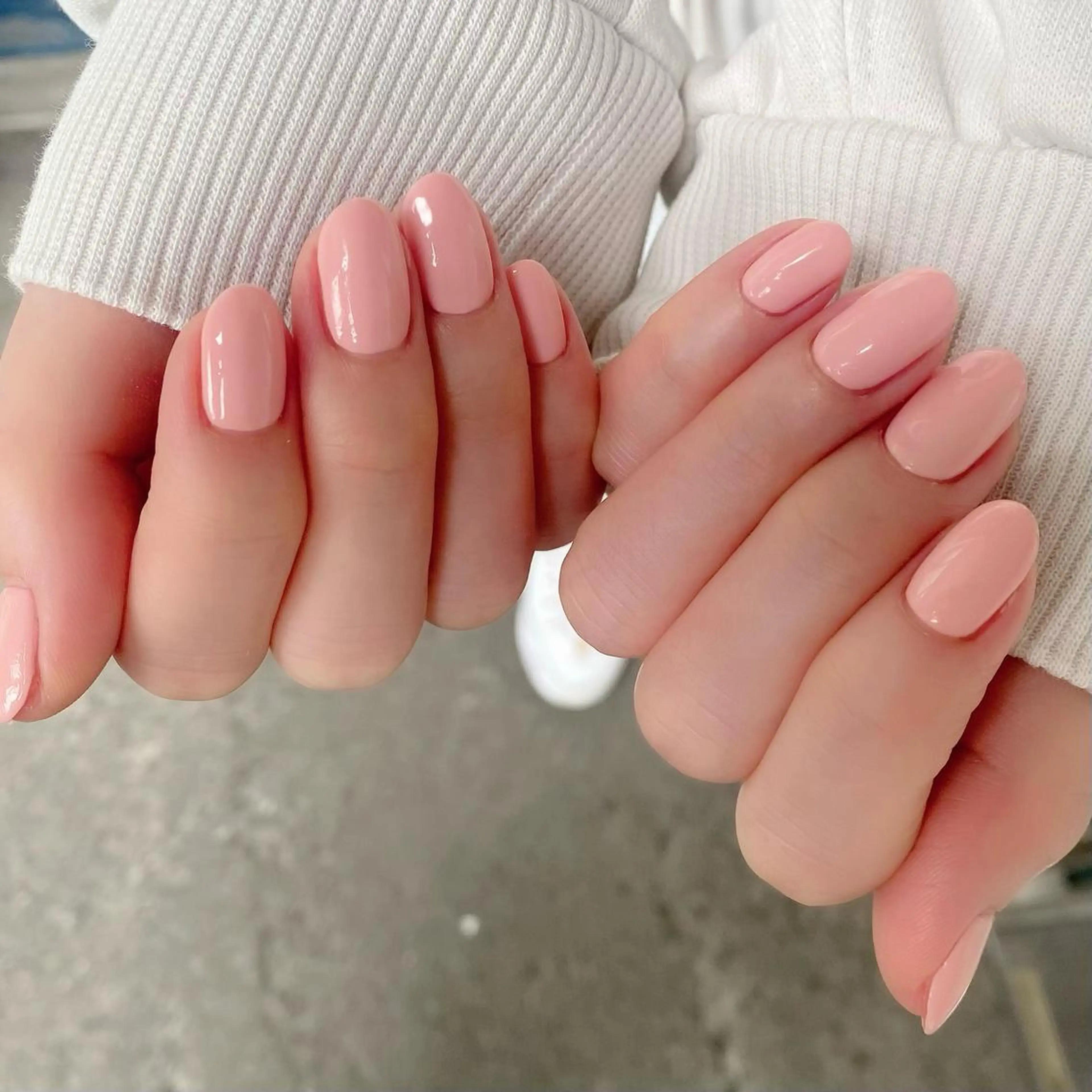ネイル ワンカラーネイル ピンク シンプルネイル 夏ネイル Salon Ｋのネイルデザイン