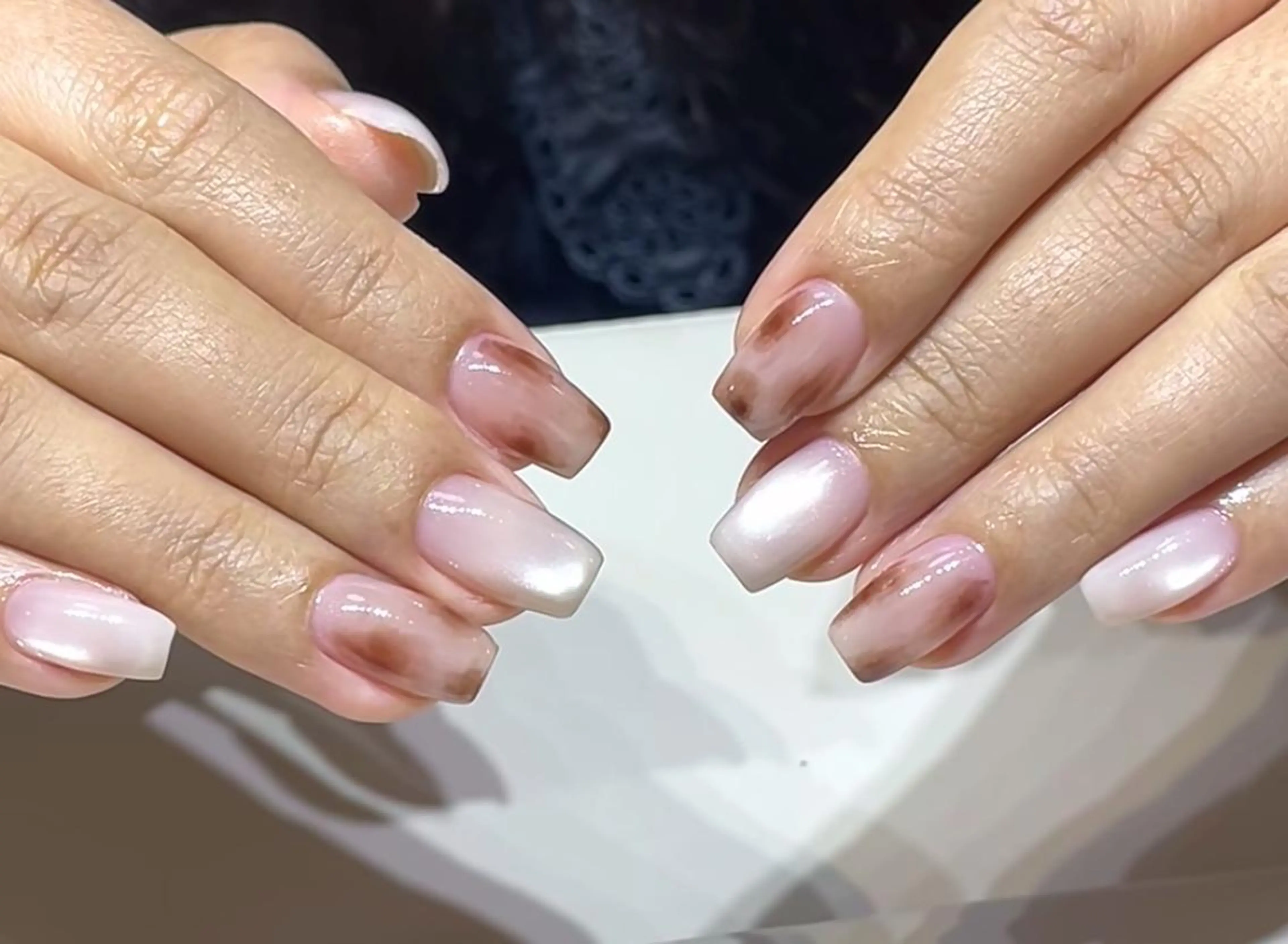 ネイル ハンドネイル ハンドケア 🍑 momo_nailのネイルデザイン