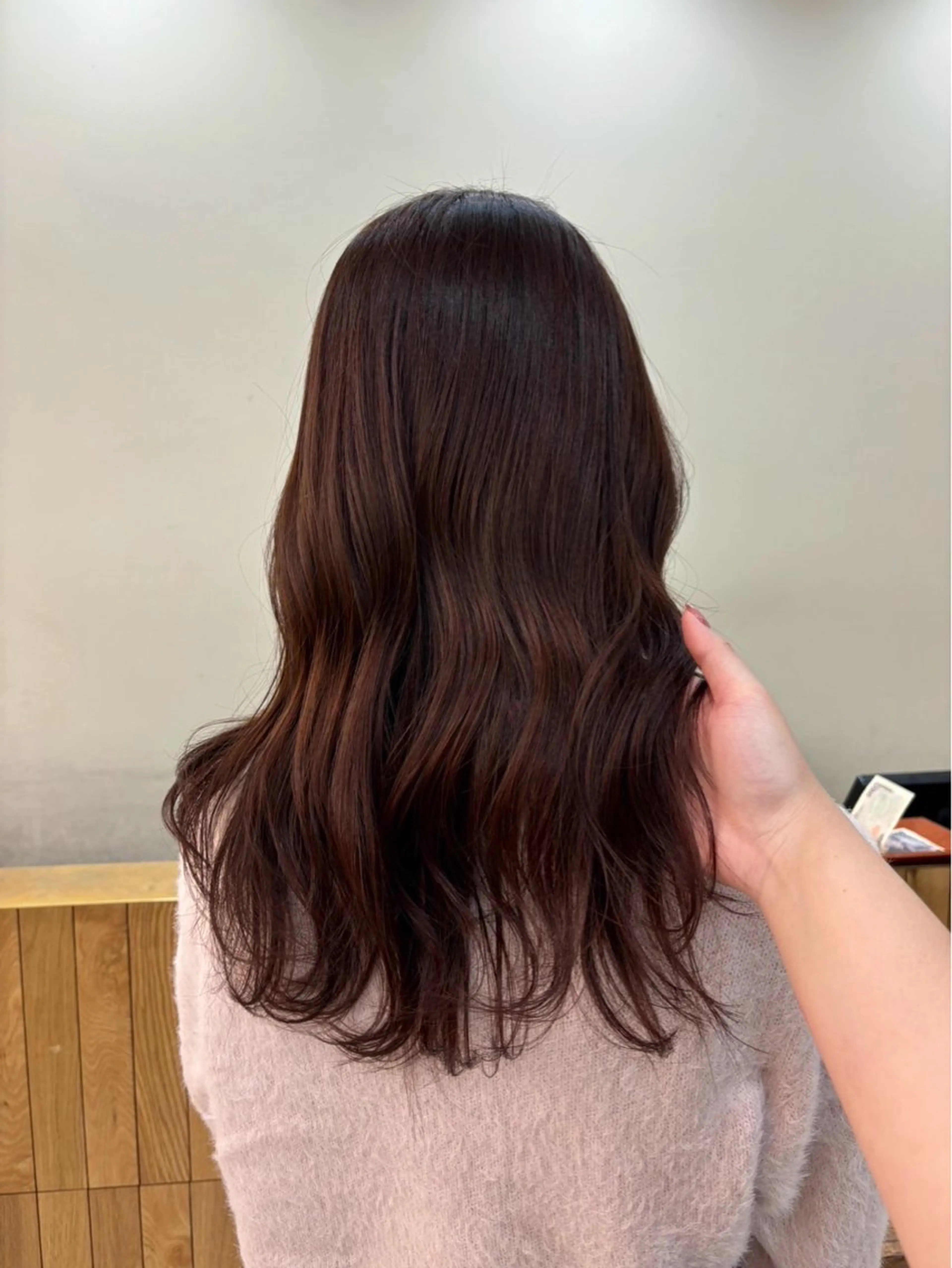 ロング カラー コテ巻き風パーマ🌀 カラー/Asukaのヘアスタイル