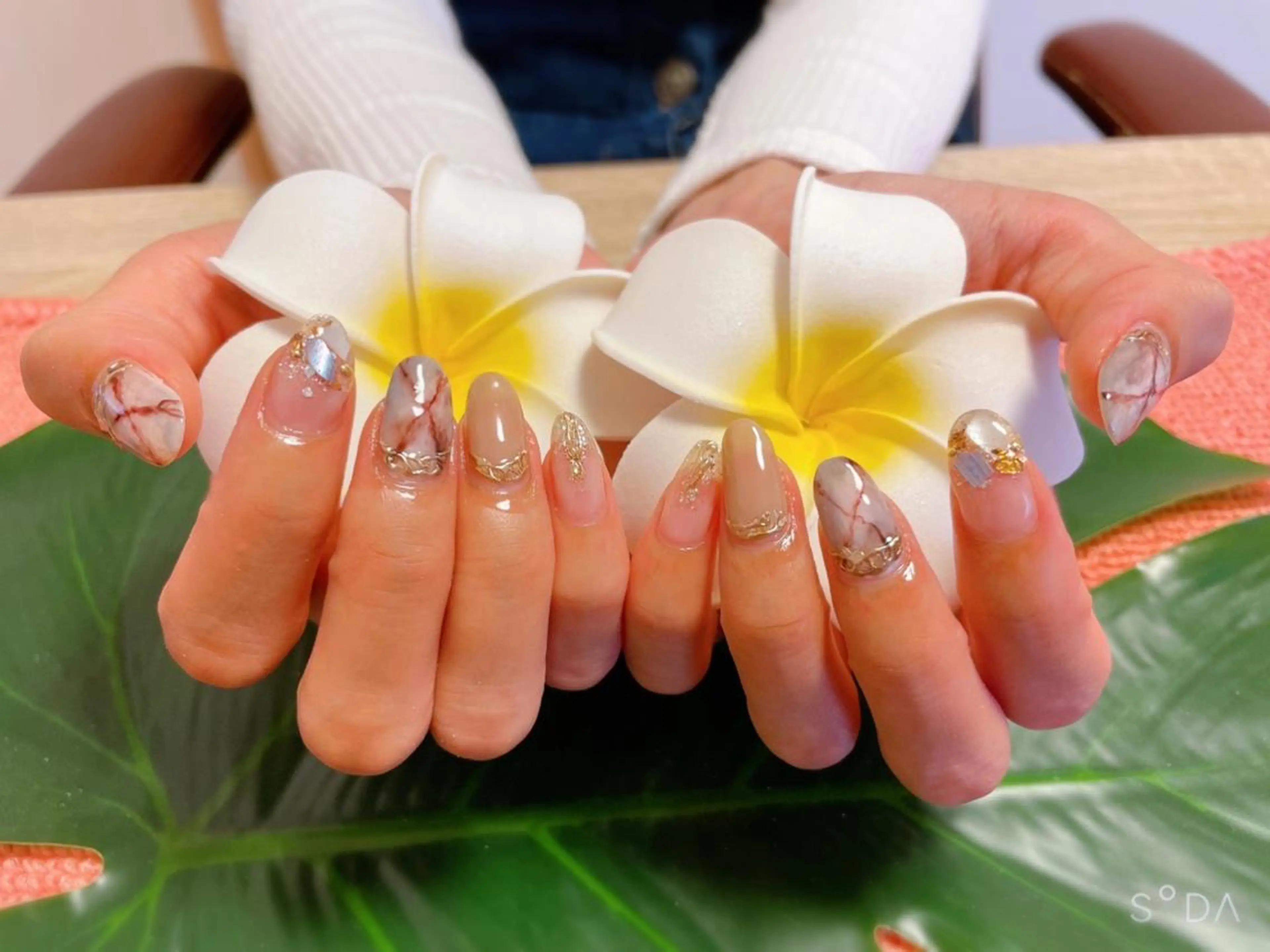 ネイル 大理石ネイル(マーブル) ニュアンスネイル Nail salon Betty❤︎のネイルデザイン