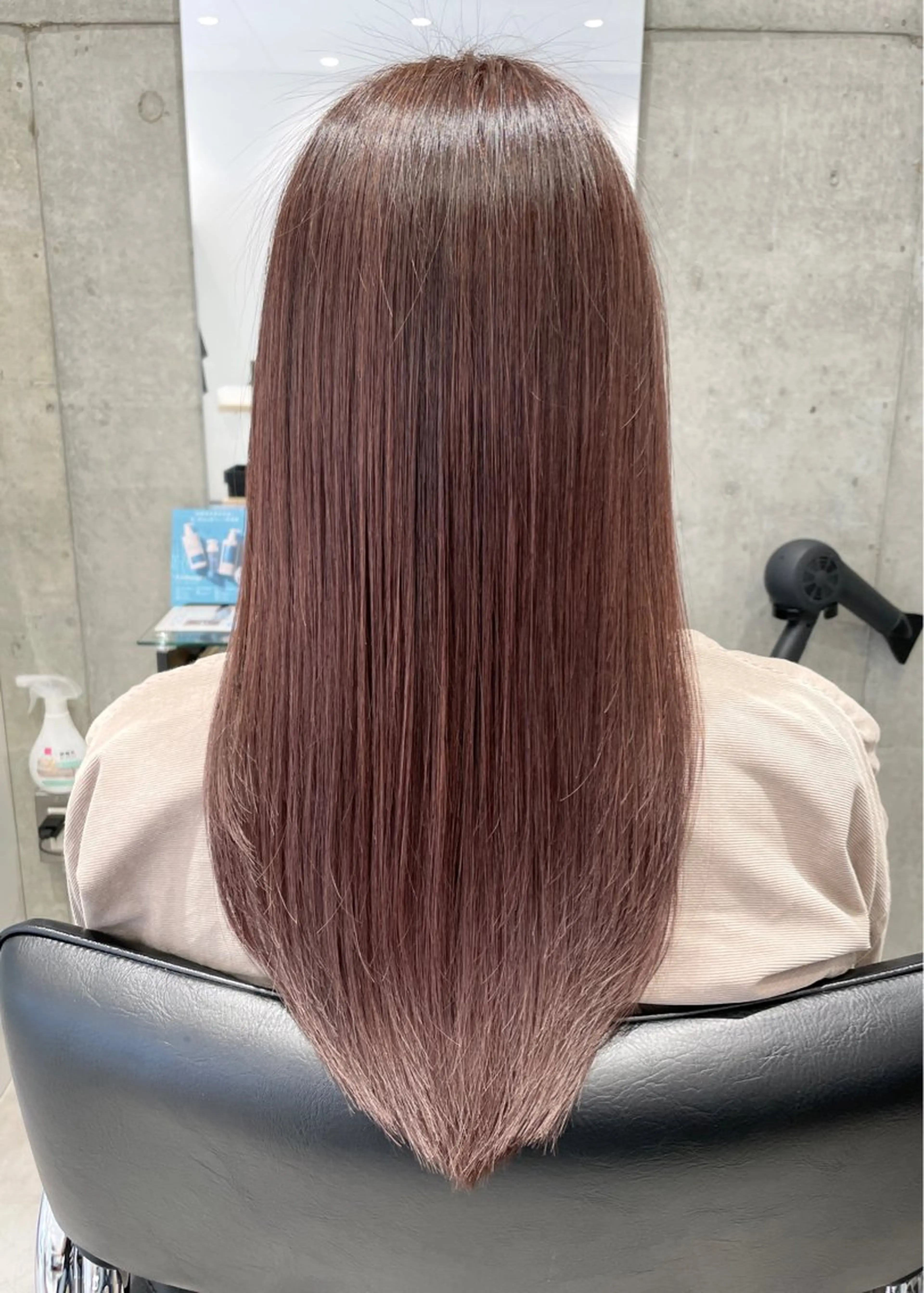 ロング カラー Leyシェアサロン所属・KenIchi施術者 1%未満ドライカットのヘアスタイル