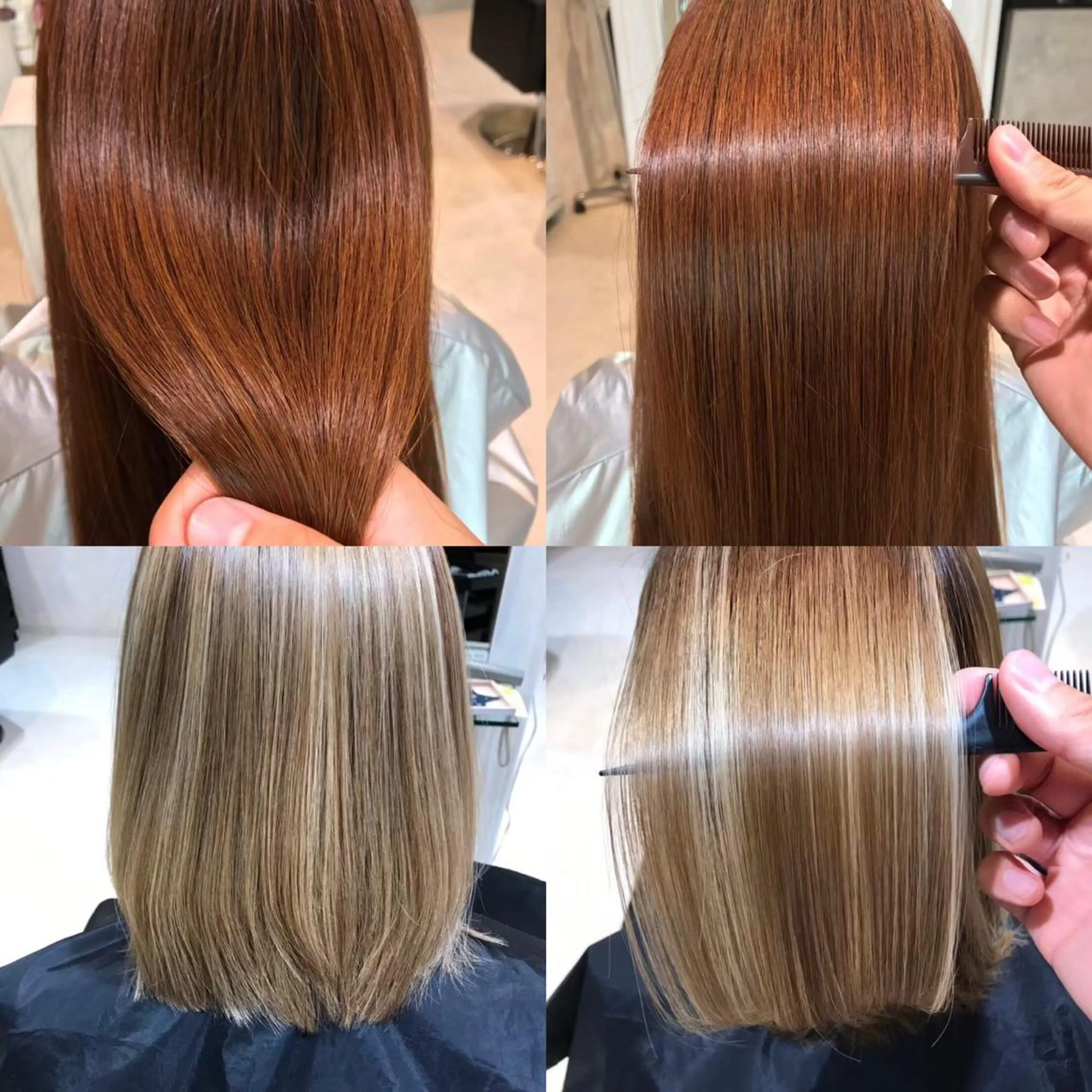 ミディアム ヤマモト ミナミのヘアスタイル