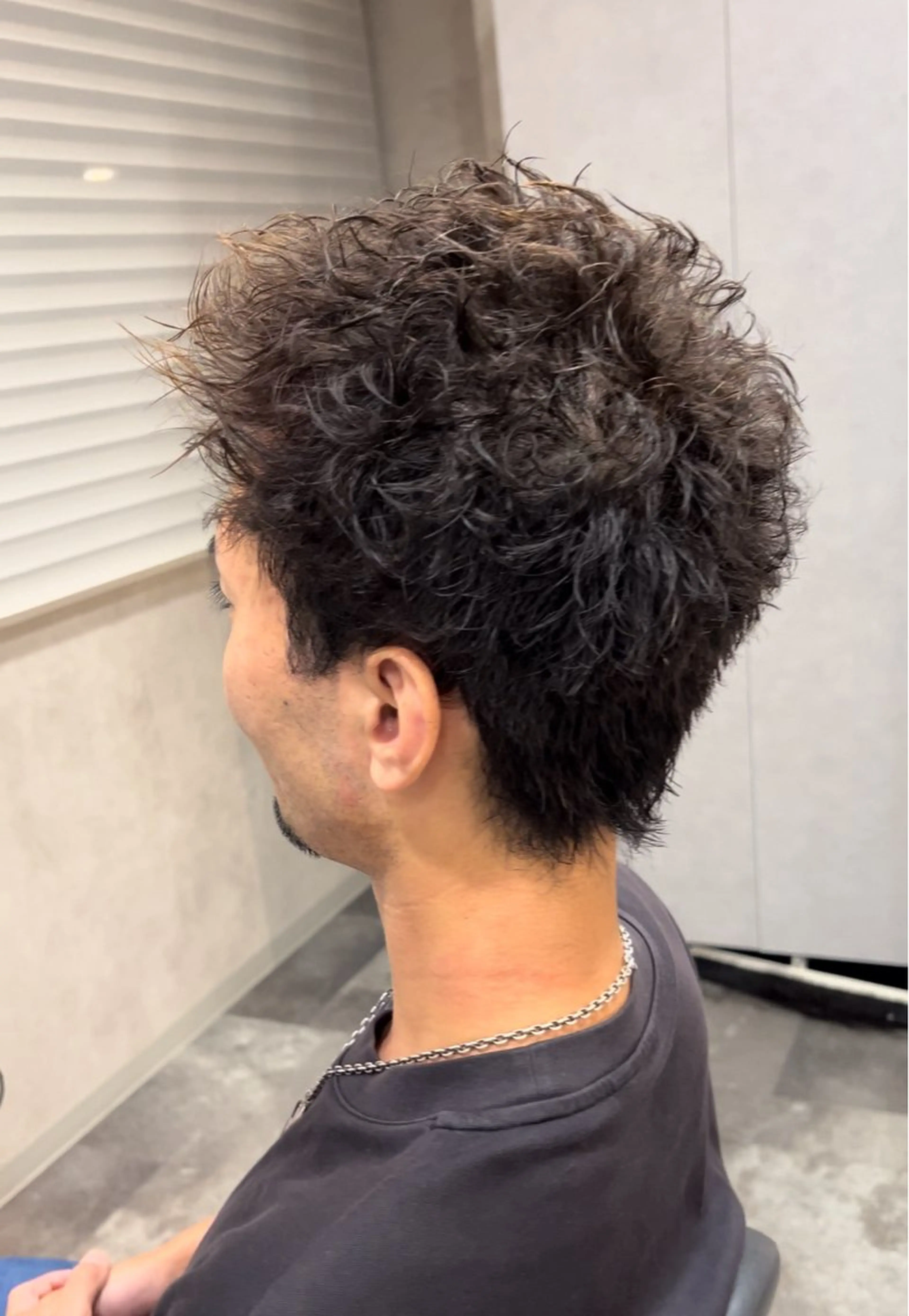 ショート パーマ ヘアアレンジ メンズ メンズパーマ メンズショート スパイキーショート メンズツイストパーマ 波巻きパーマ メンズ特化/カラー/ パーマ/ケイシンのヘアスタイル