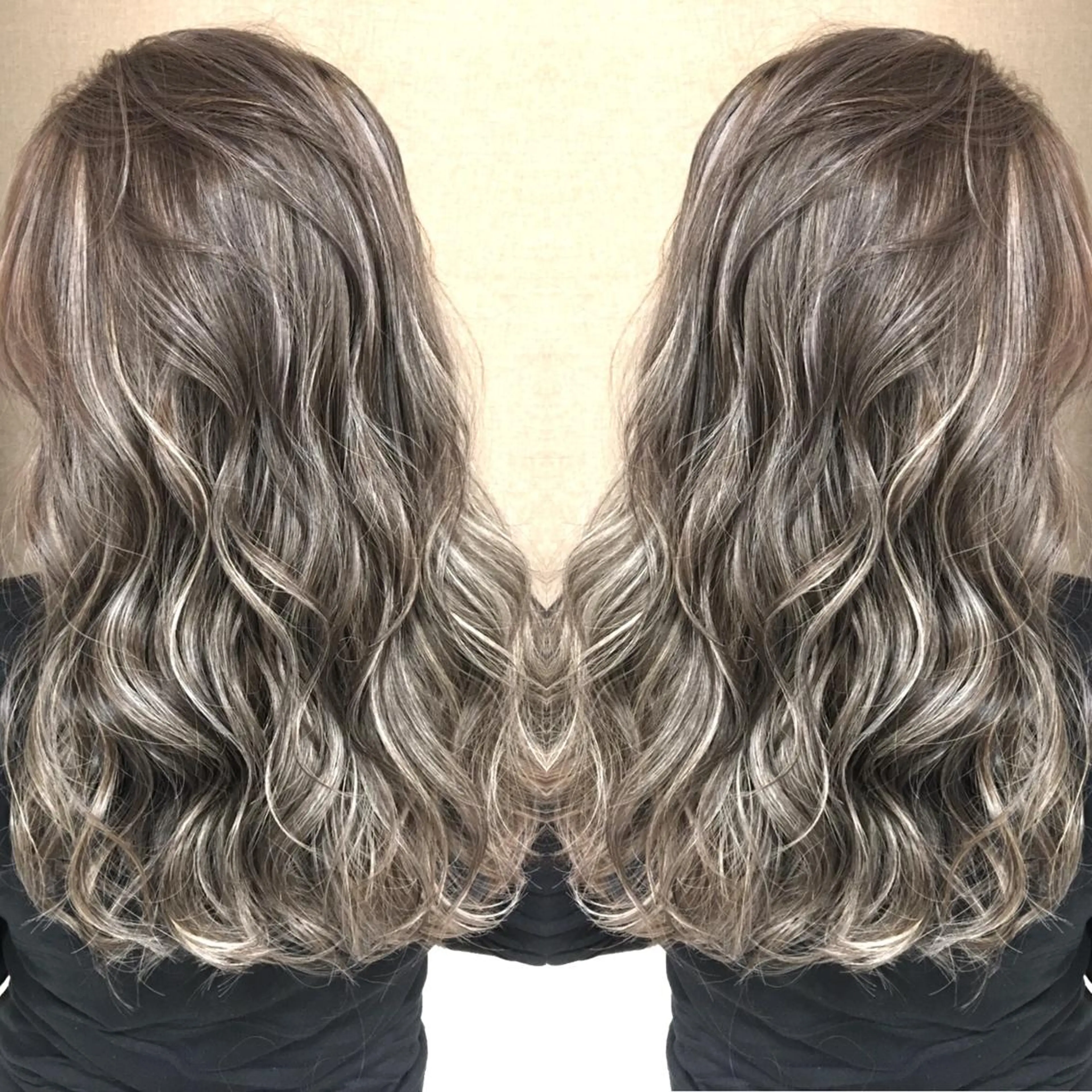 ロング カラー ハイライトカラー 3Dハイライト ハイライト ヘアカラー トリートメント 井上 一平のヘアスタイル