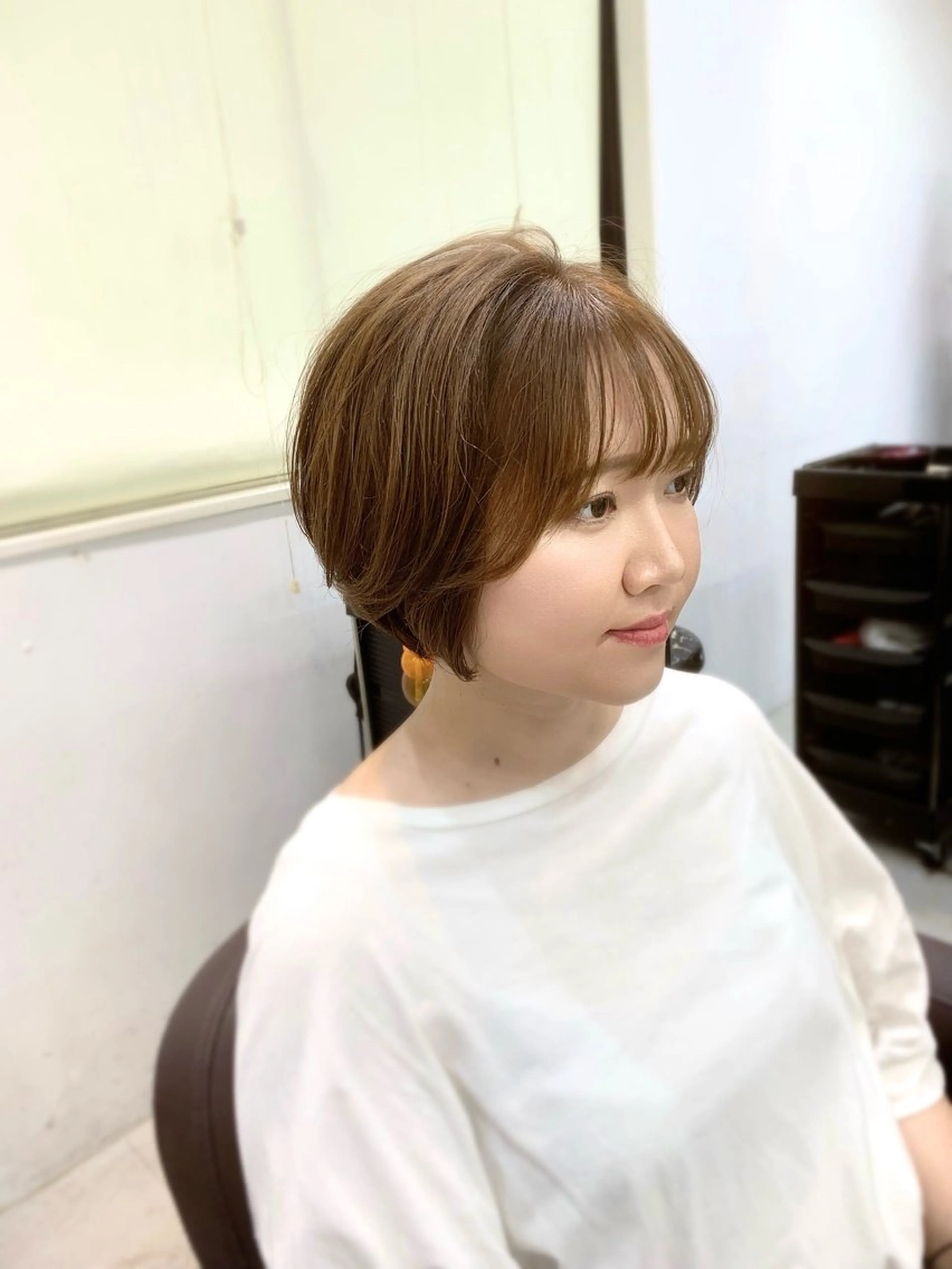ショート カラー カット 前田 健太のヘアスタイル