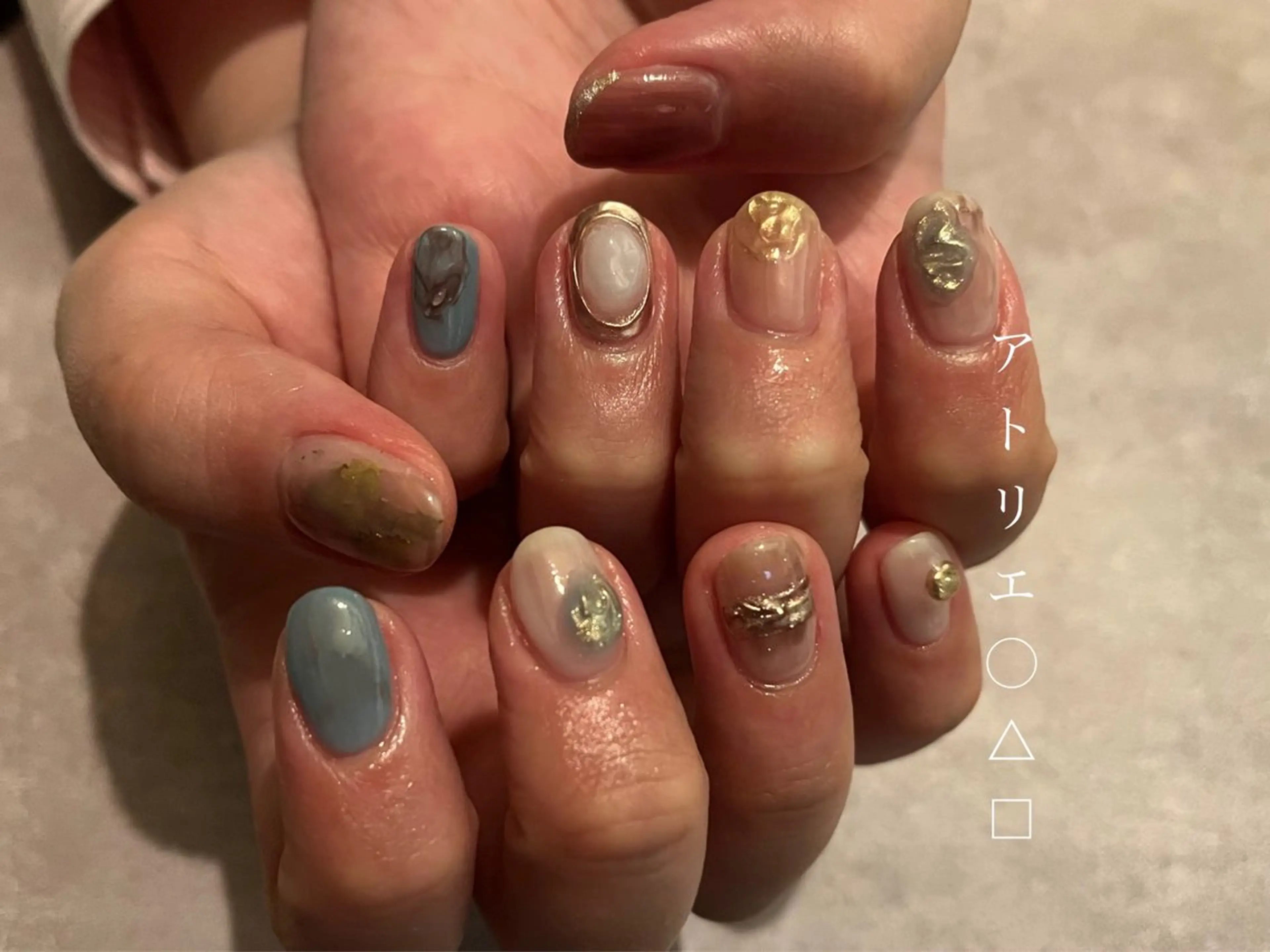ネイル ハンドネイル アトリエ ○△□のネイルデザイン