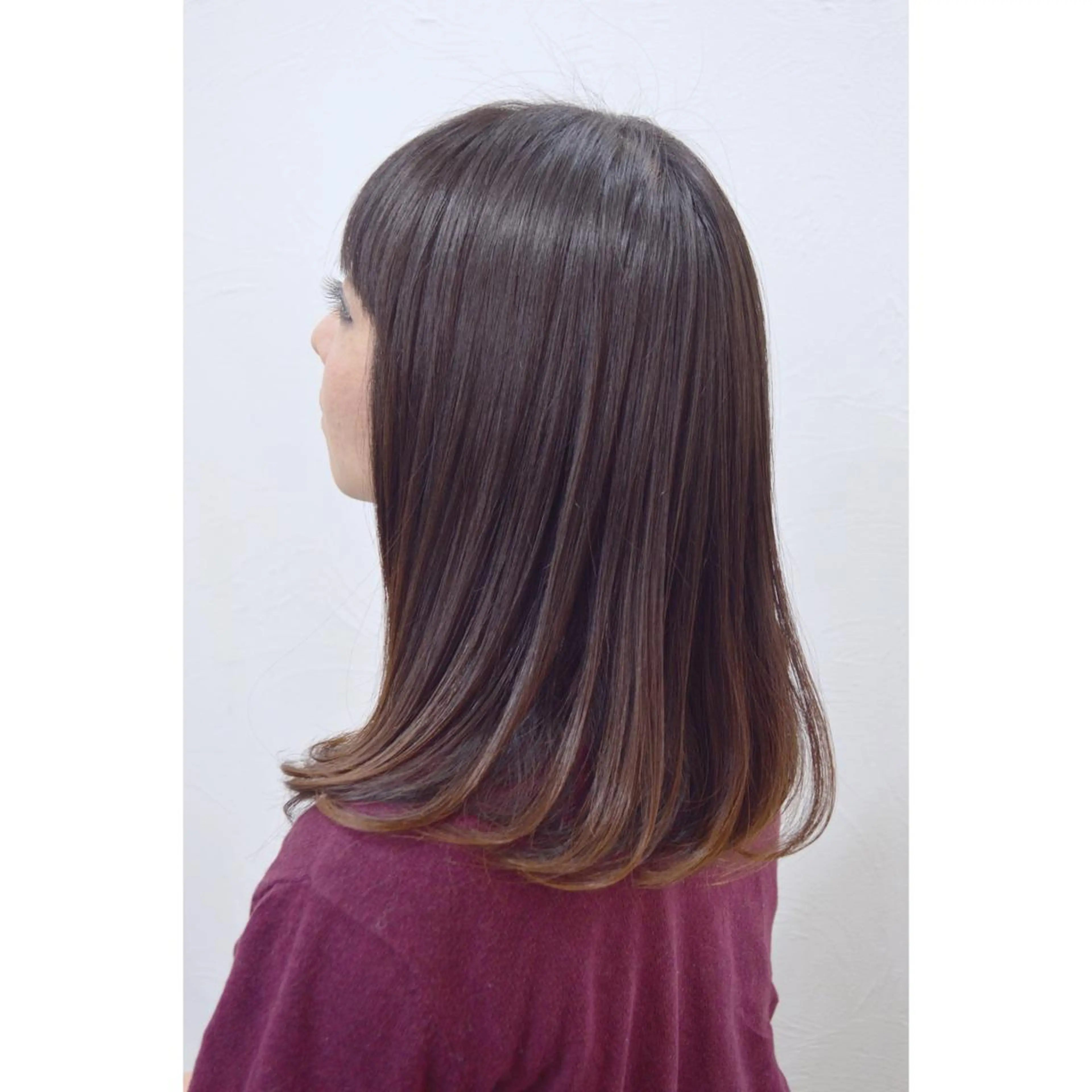 セミロング 【今だけブリーチ 限定価格💕】すみのヘアスタイル