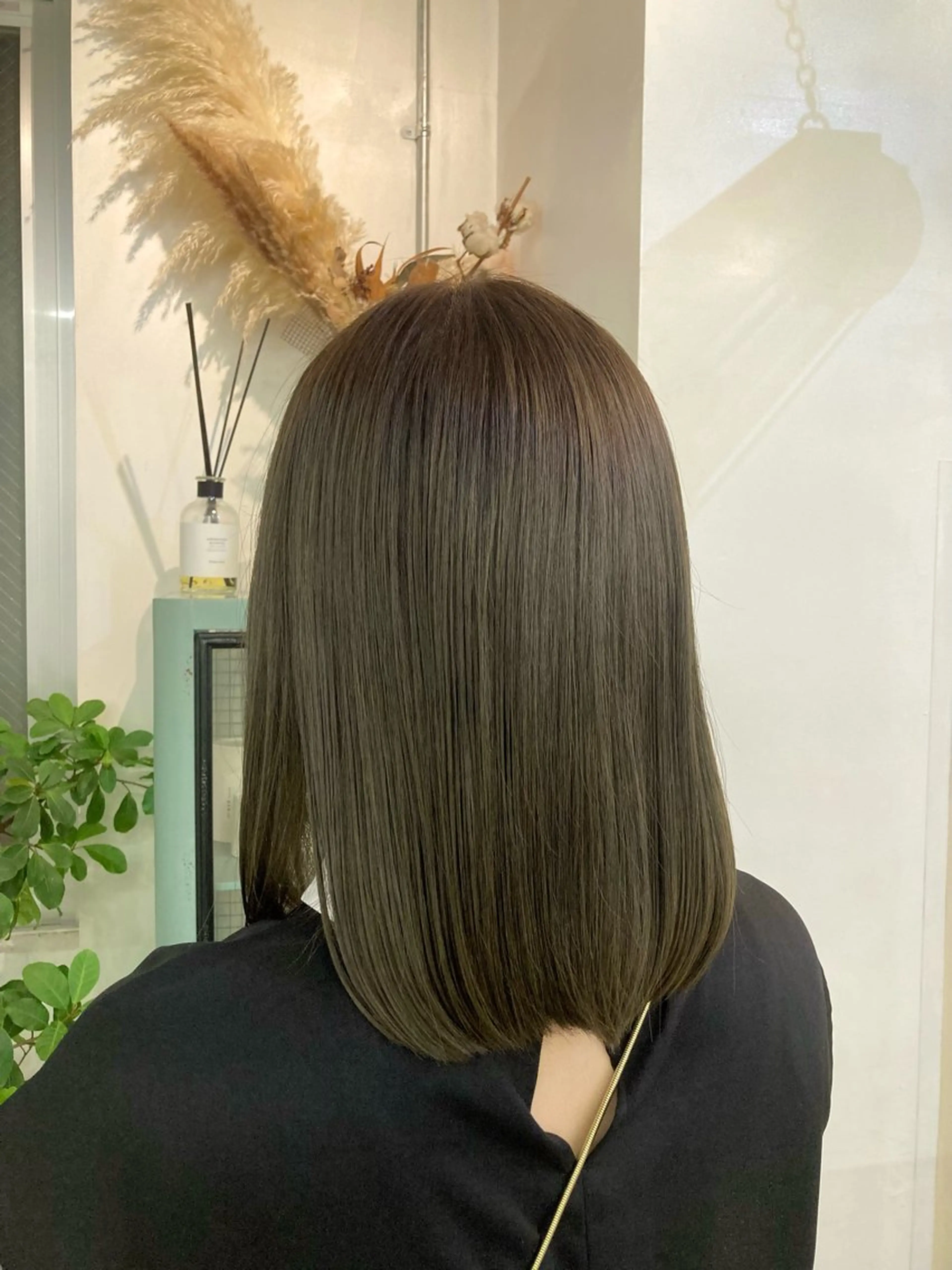 カラー ベージュカラー 透明感カラー オリーブベージュ SYUK miu🌷のヘアスタイル