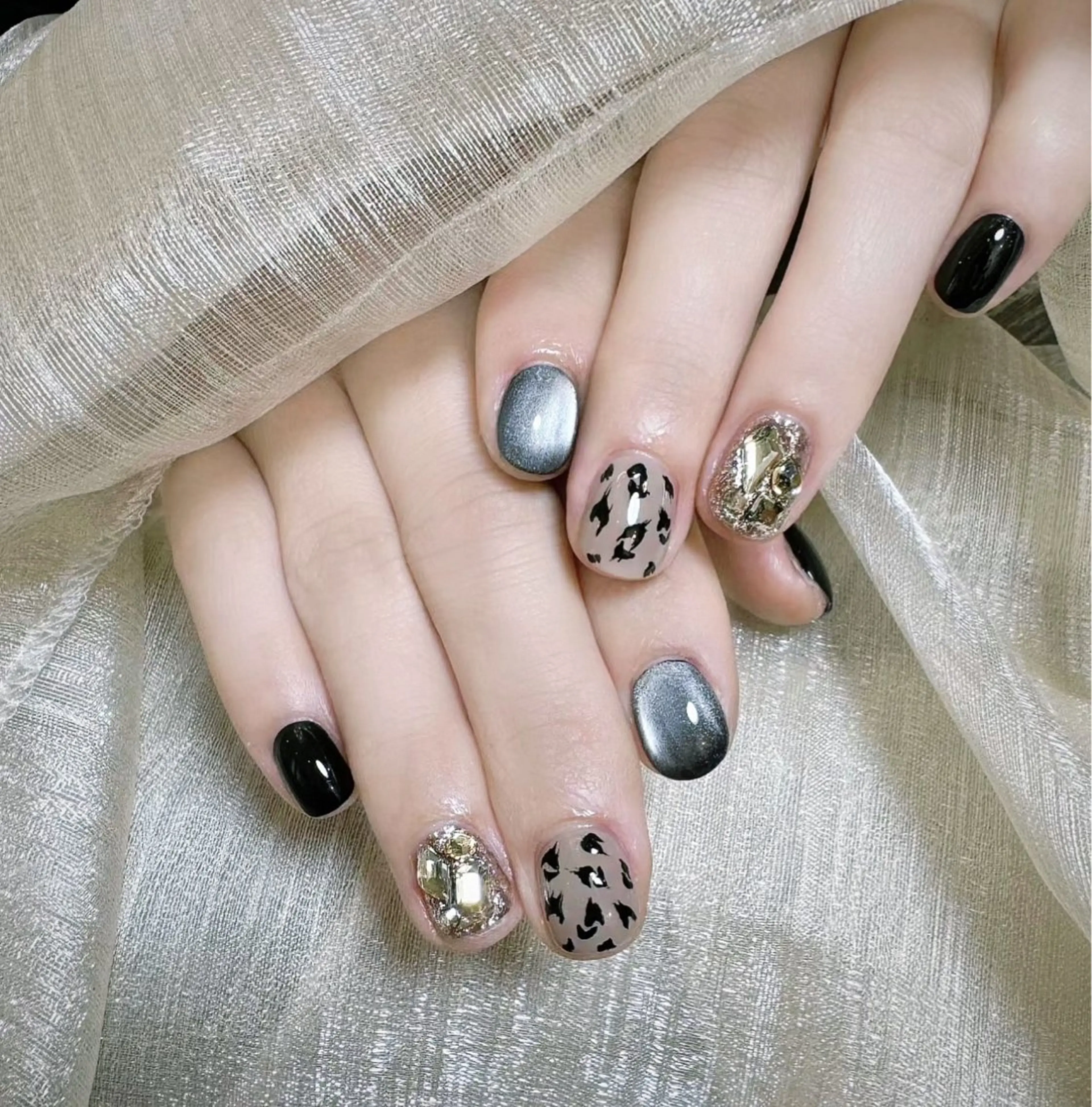 ネイル 長さ出し フレンチネイル グラデーション マグネットネイル マグネットフレンチ ハンドネイル ハンドケア ⭐️Dreamy Nail⭐️のネイルデザイン