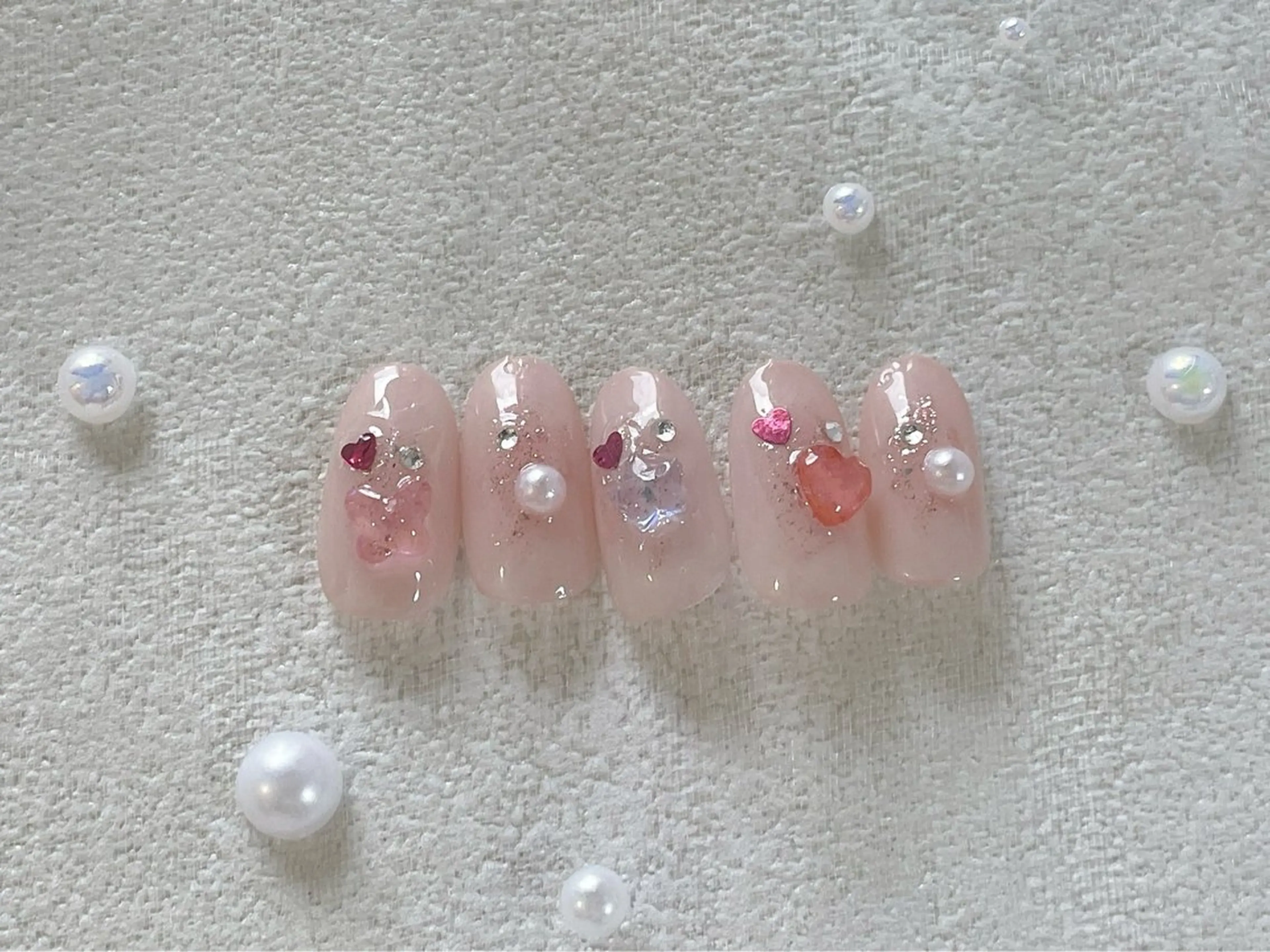 ネイル オーロラネイル ブルー フットネイル フレンチネイル ジェルネイル ハンドネイル kiki nail たまプラーザのネイルデザイン